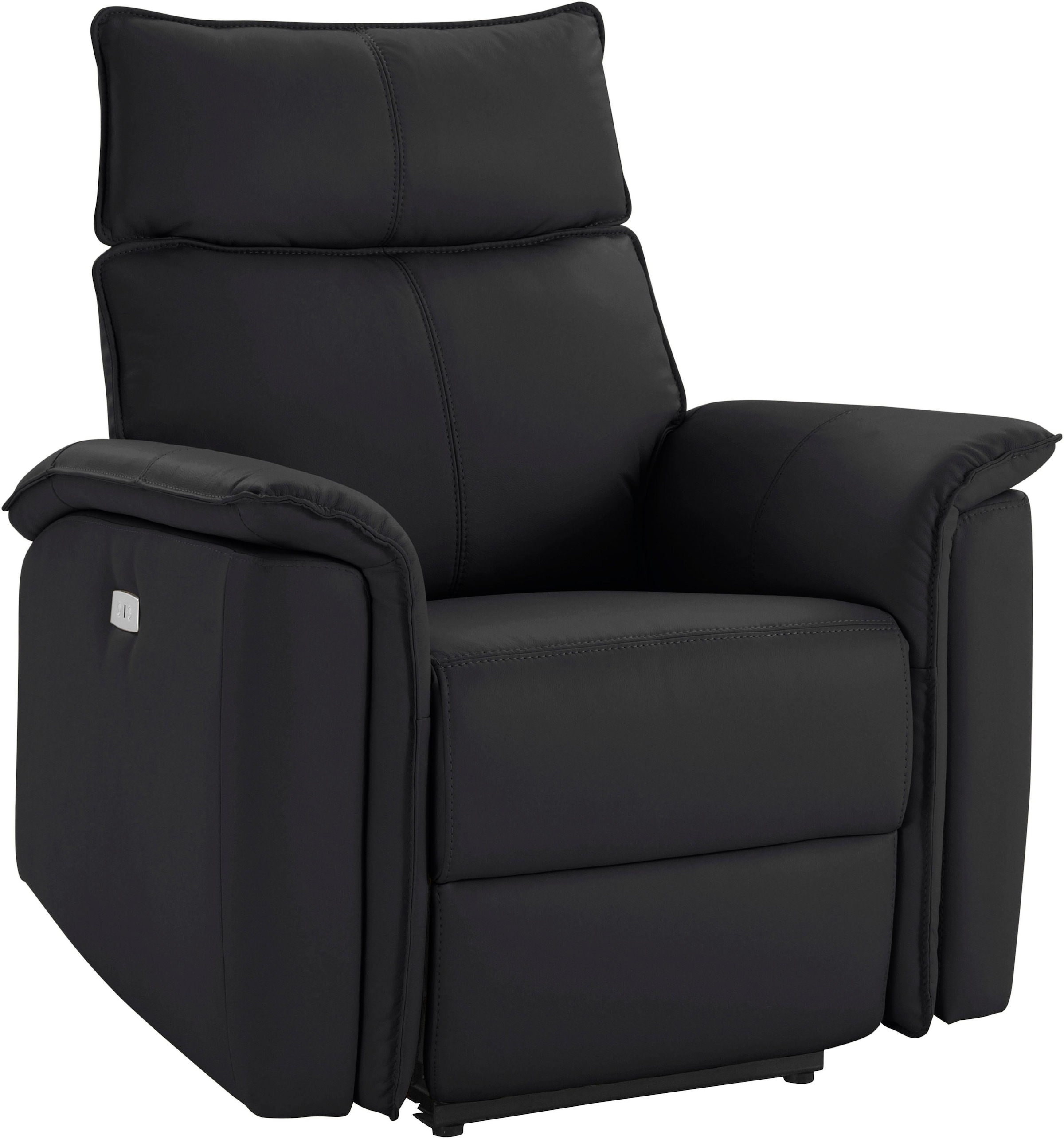 Places of Style Relaxsessel »Zola, TV-Sessel mit Schlaffunktion, Sessel für Wohnzimmer mit«, elektrischer Relaxfunktion und USB-Steckeranschluss, Breite 87 cm