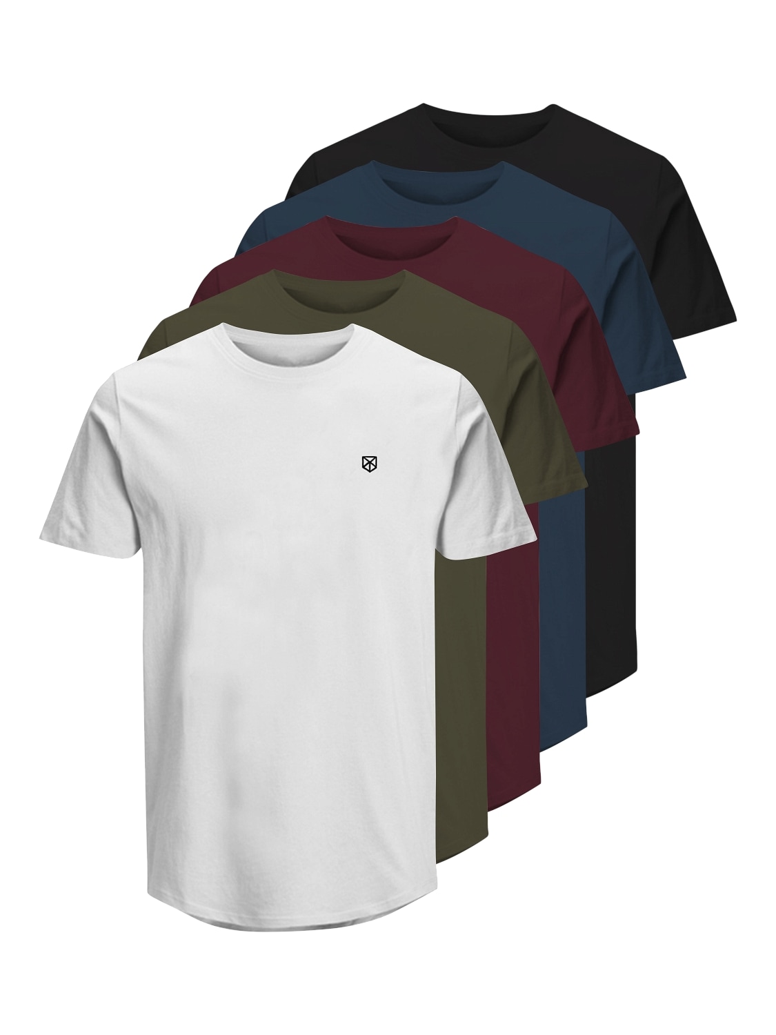 Jack & Jones T-Shirt »BLABRODY TEE 5PK«, (Packung, 5 tlg., 5er-Pack)