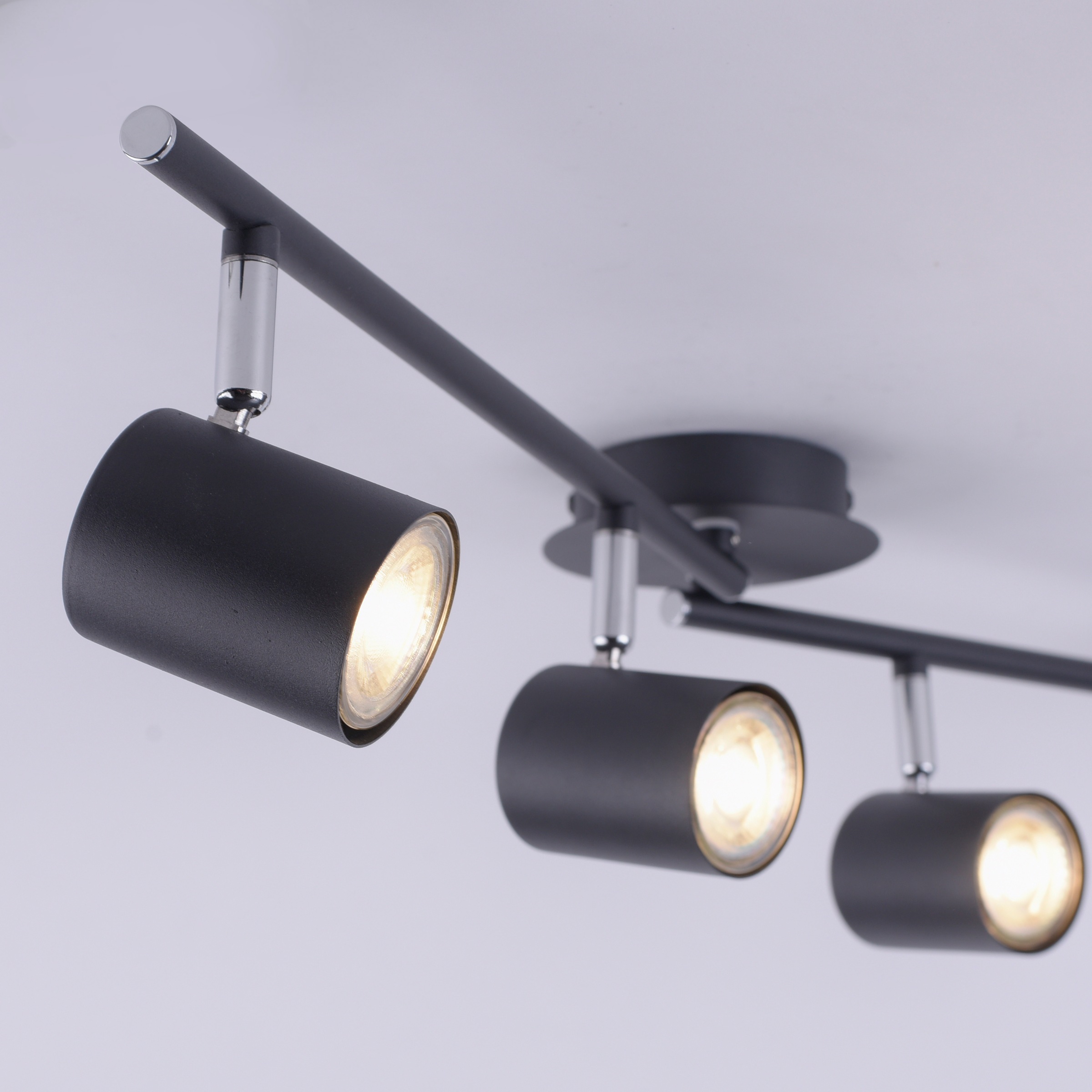 JUST LIGHT LED Deckenleuchte »TARIK«, 4 flammig, Leuchtmittel GU10 | LED wechselbar, LED