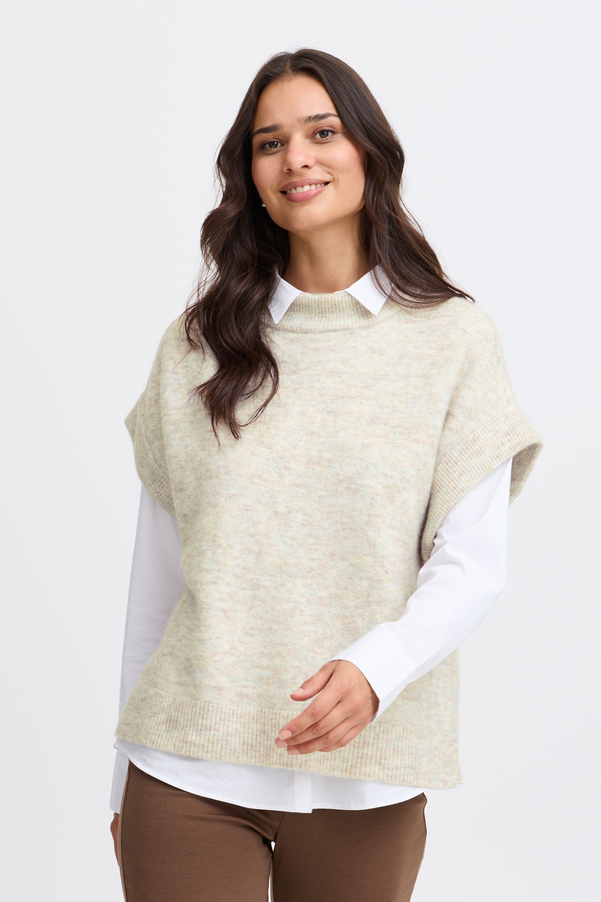 fransa Strickjacke »Pullunder FRSANNY VE 1«
