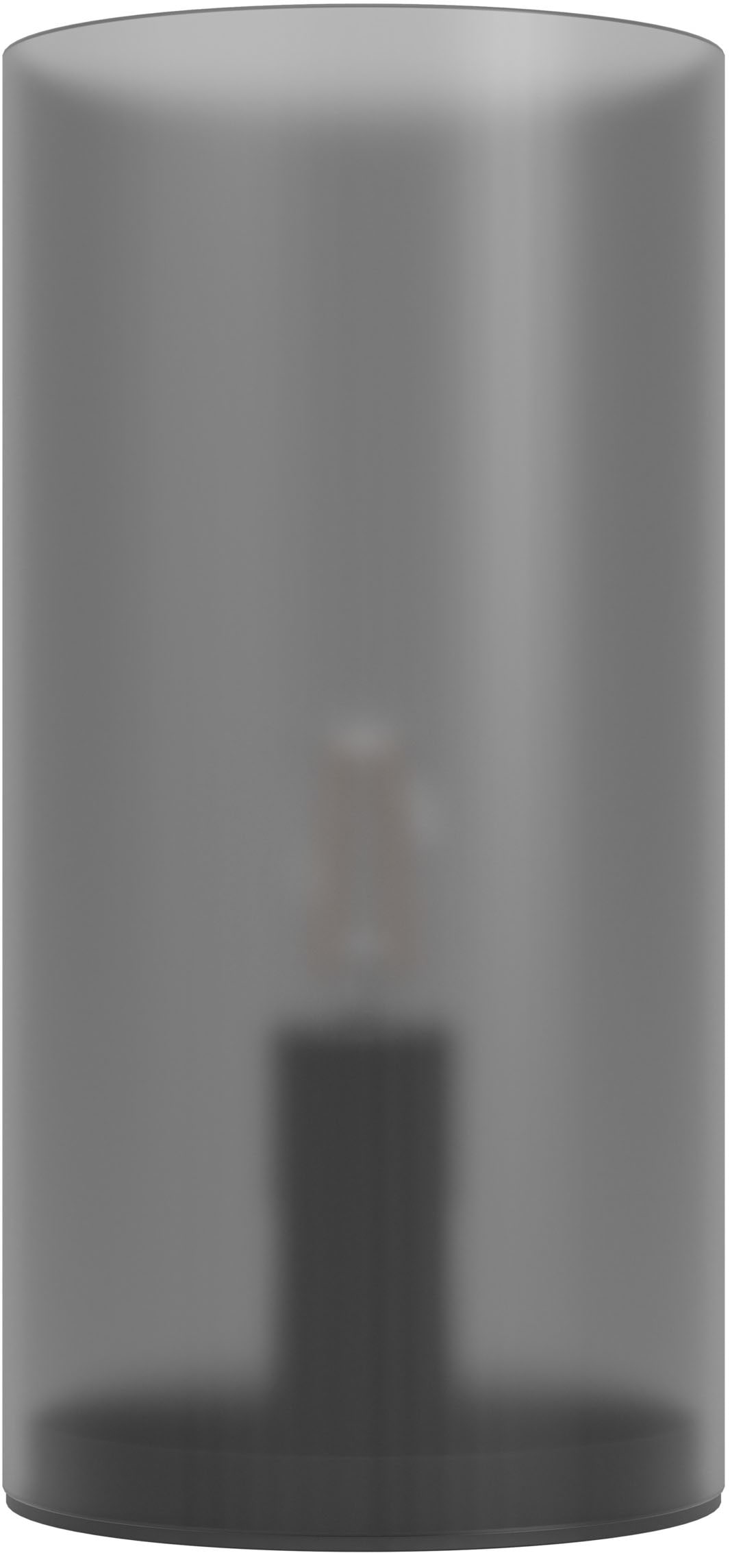 EGLO Tischleuchte »GEO Tischlampe - E14 - 1X40W - IP20 -  zylinderförmig« E14 1 Stk. Nachttischlampe, Ø10 x H20 cm, grau, Schlafzimmerlampe