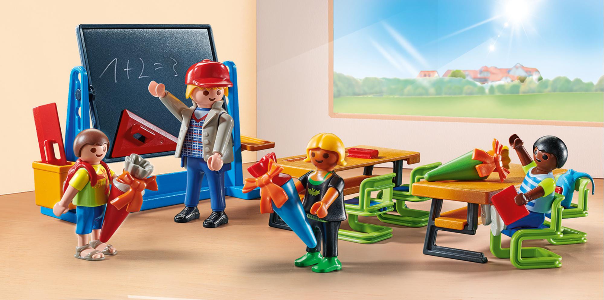Playmobil® Konstruktions-Spielset »Erster Schultag (71036), City Life«, (46 St.), Made in Germany