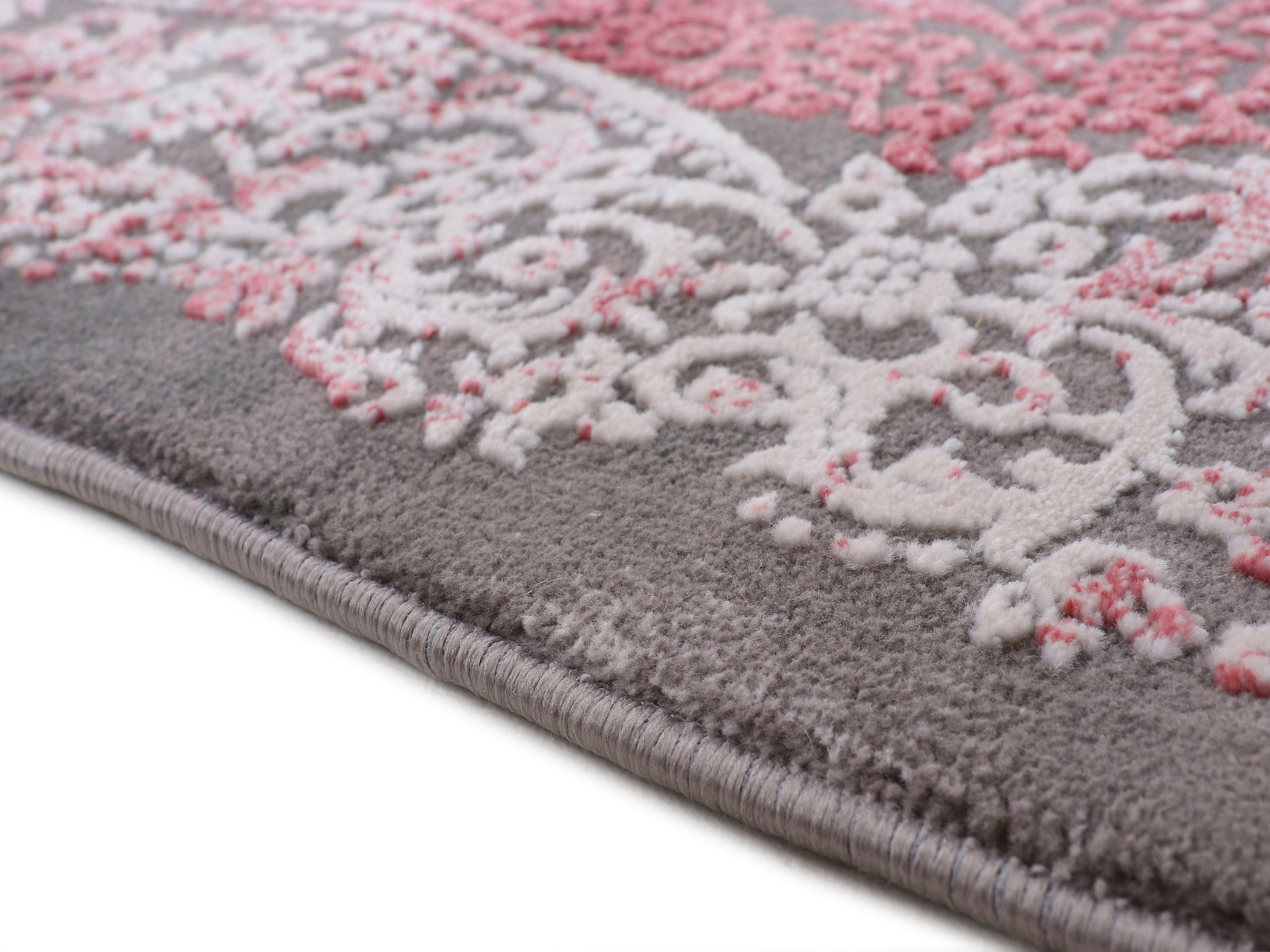 carpetfine Teppich »Vintage Selma«, rechteckig, 5 mm Höhe, Vintage Look im Hoch-Tief-Effekt, Wohnzimmer