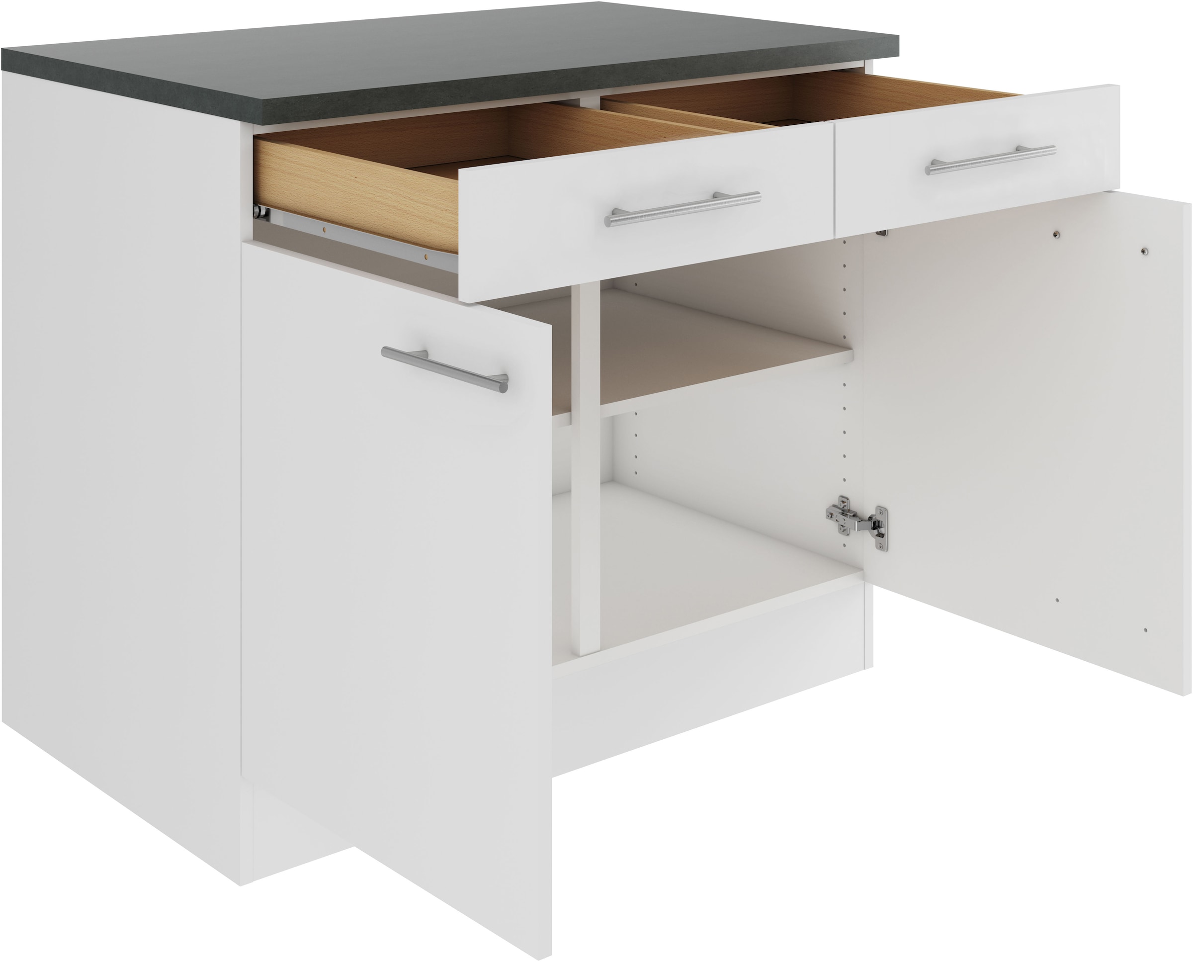 OPTIFIT Unterschrank »Bella«, Breite 100 cm, mit 2 Türen und 2 Schubkästen