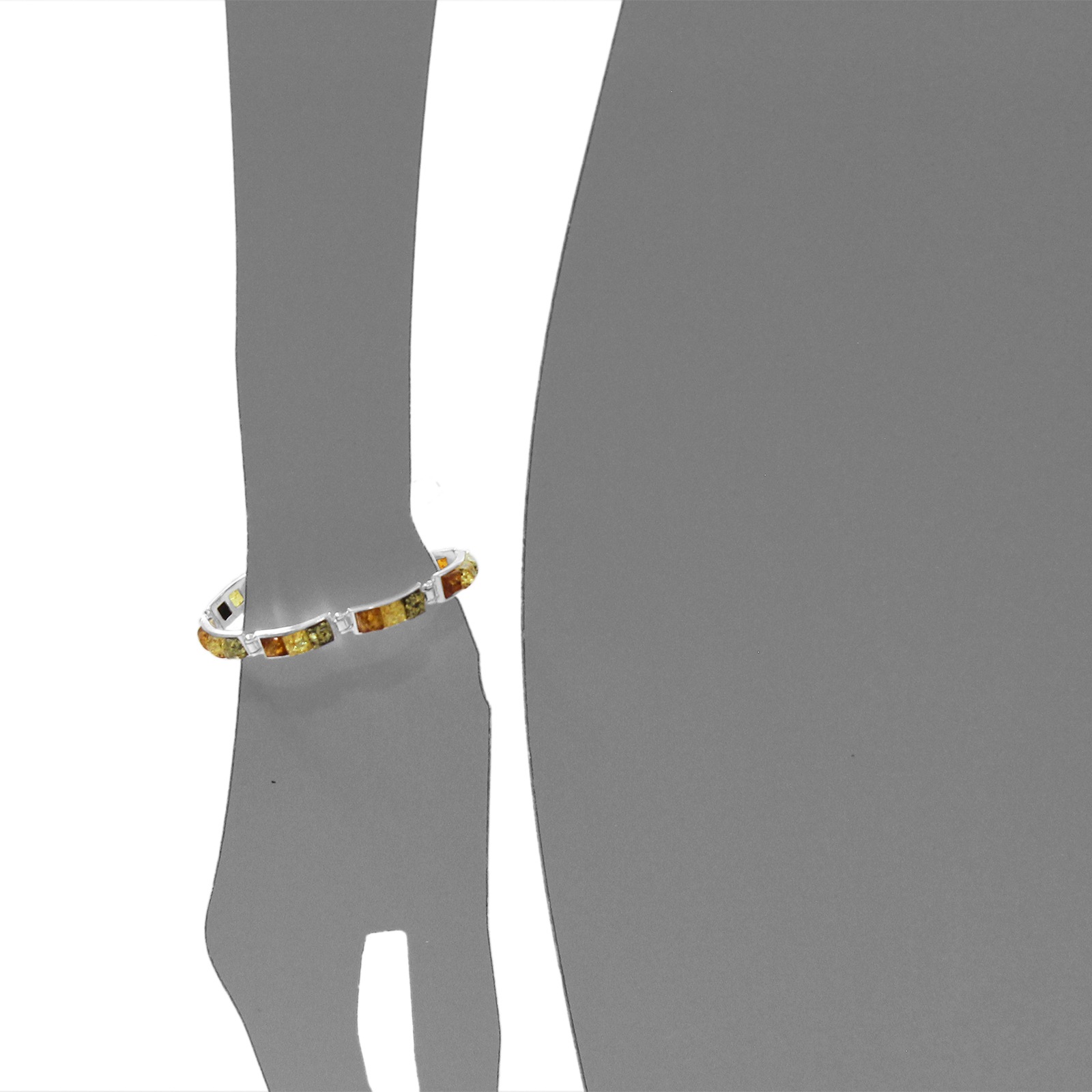OSTSEE-SCHMUCK Armband »- Talisa - Silber 925/000 - Bernstein«