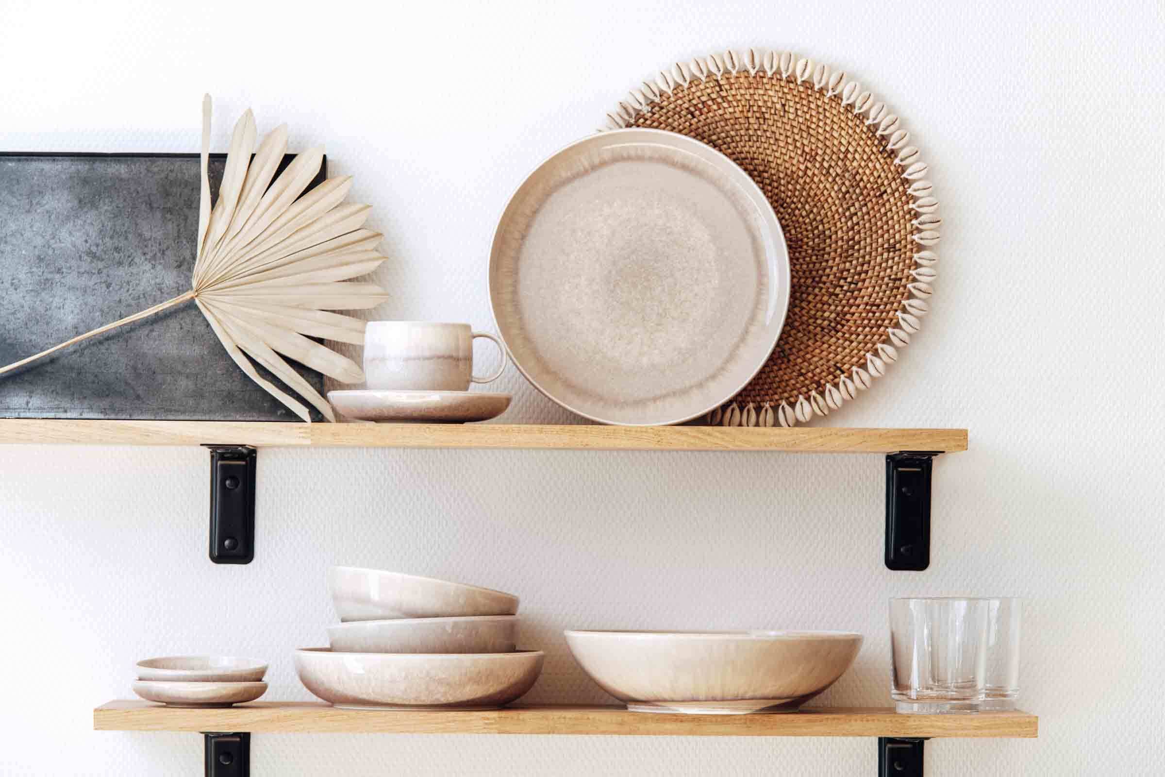 like. by Villeroy & Boch Geschirr-Set »Tafel-Set Perlemor Sand 4er Set beige«