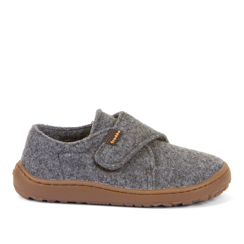 froddo® Hausschuh »BAREFOOT WOOLY«  Klettschuh, Kindergartenschuh mit Wollfutter