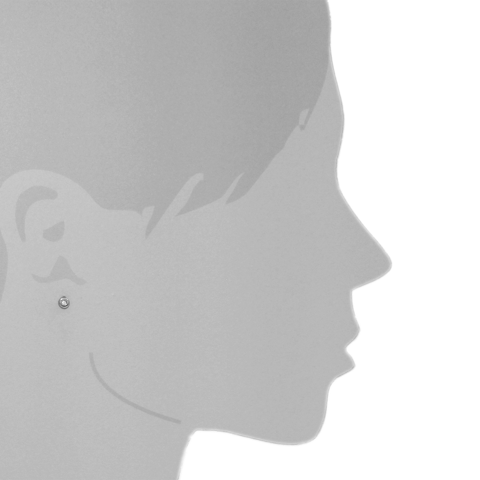 OSTSEE-SCHMUCK Paar Ohrstecker »- Nea - Weissgold 333/000 - Zirkonia«