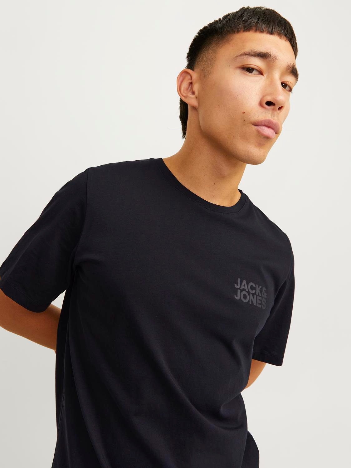 Jack & Jones Rundhalsshirt »JJECORP LOGO TEE SS«, mit Logo Print