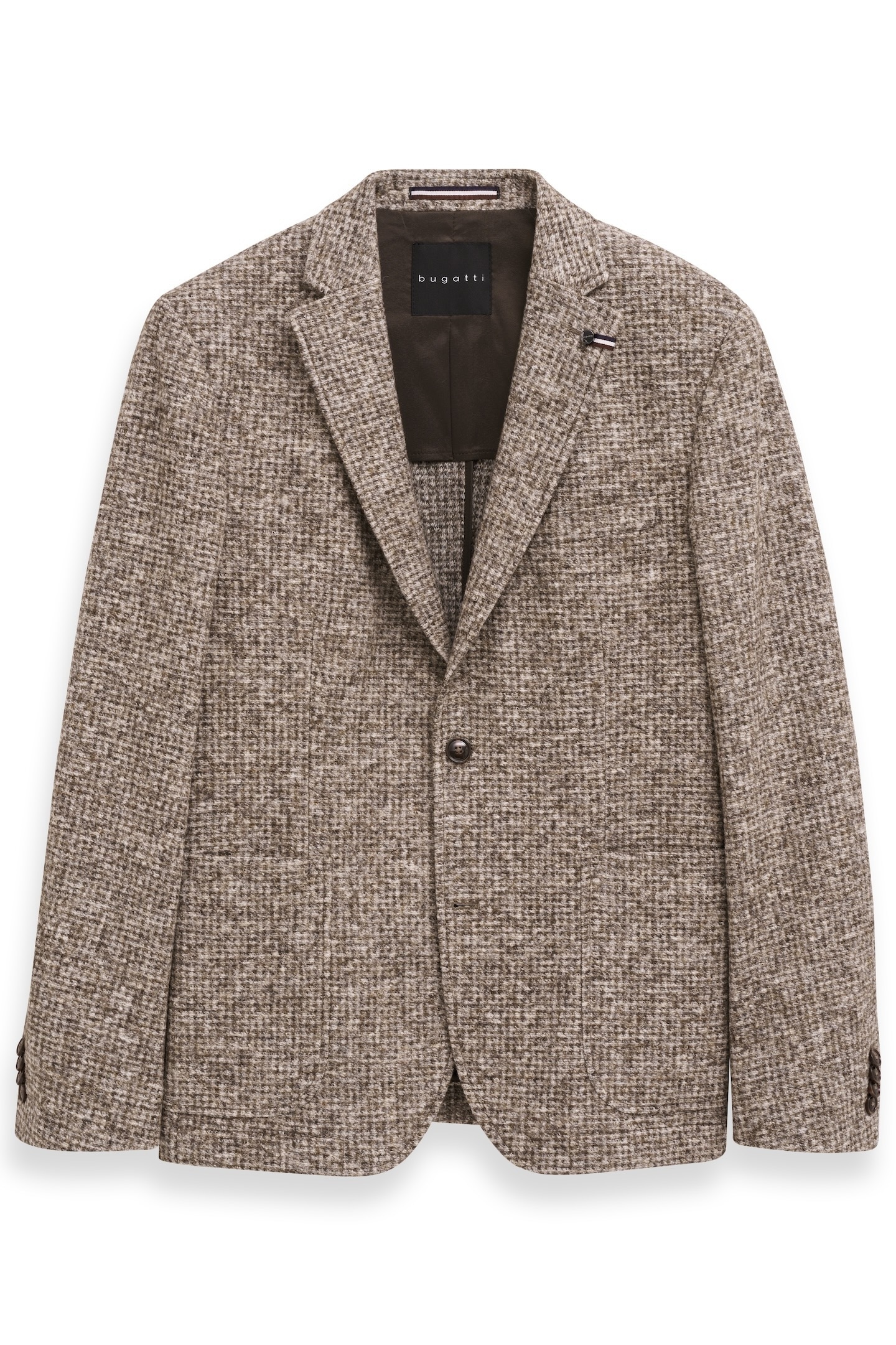 bugatti Sakko »Modern Fit« Jersey mit Stretch mit Klein-Dessin