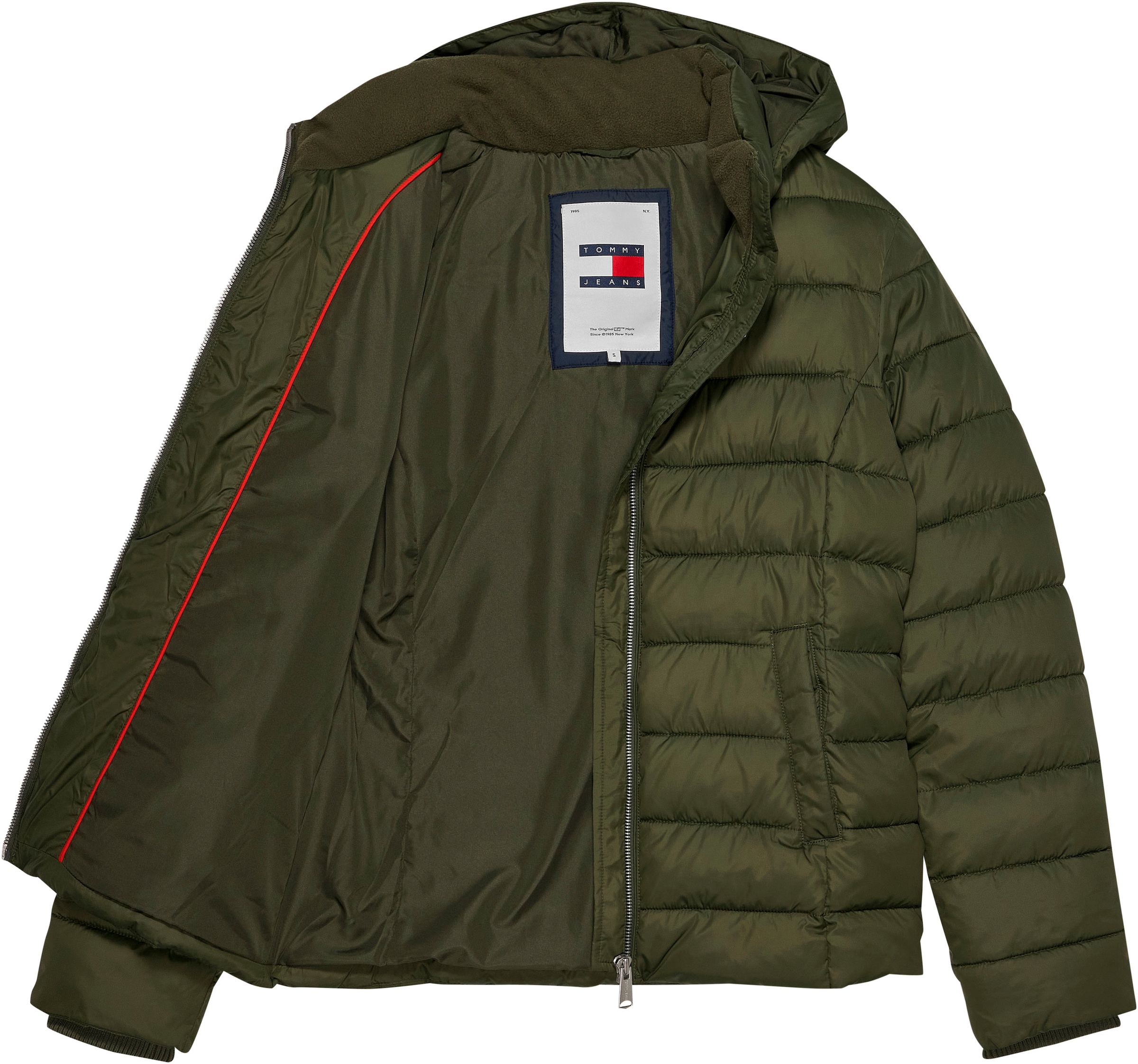 Tommy Jeans Steppjacke »TJW BASIC HOODED JACKET«, mit Kapuze, mit Kapuze