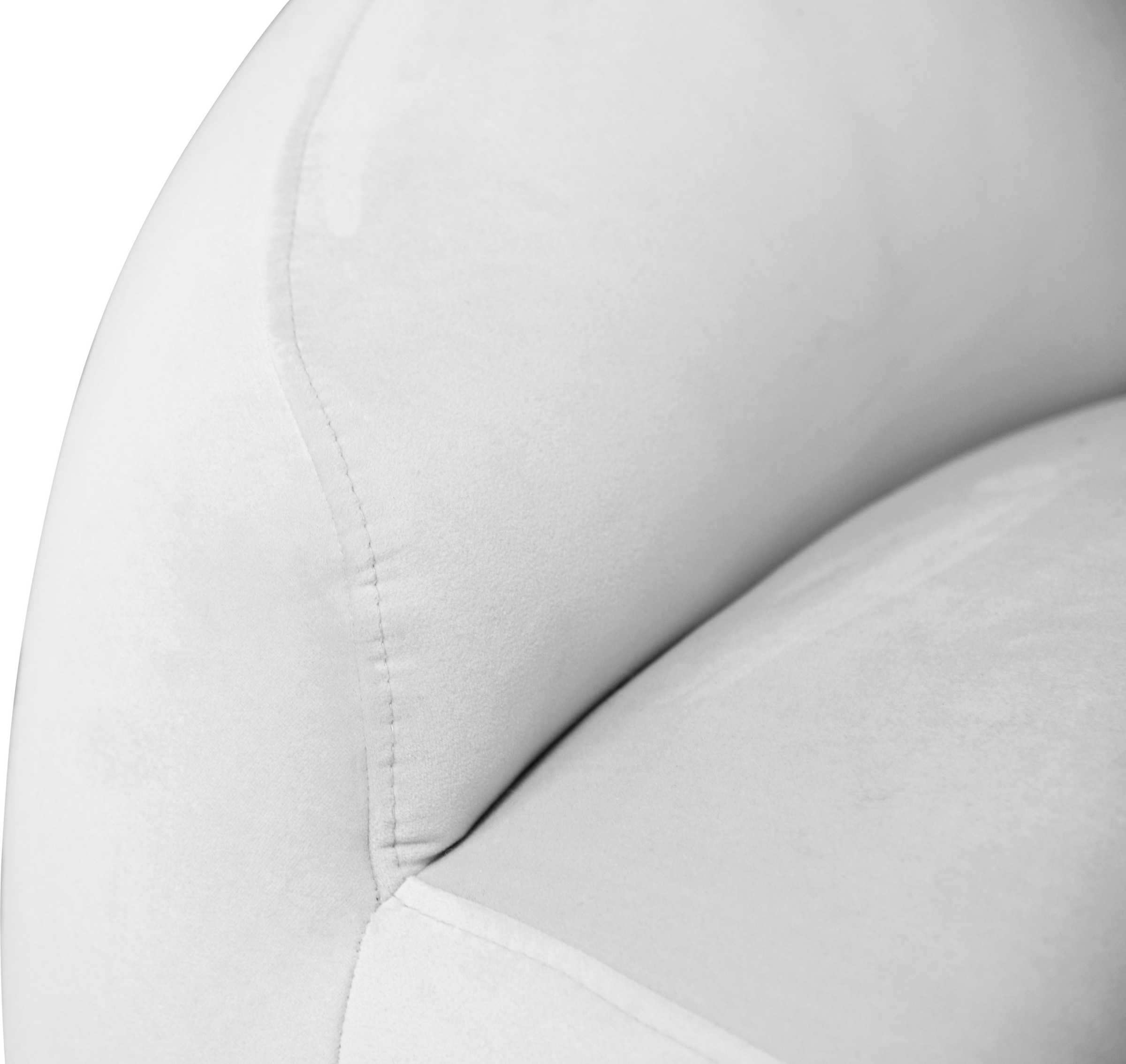 LeGer Home by Lena Gercke Ecksofa »L-Form, Designersofa, organische Form, Maße B/T/H: 255/170/81 cm«, mit Wellenunterfederung, auch in Bouclé, Recamiere rechts/links
