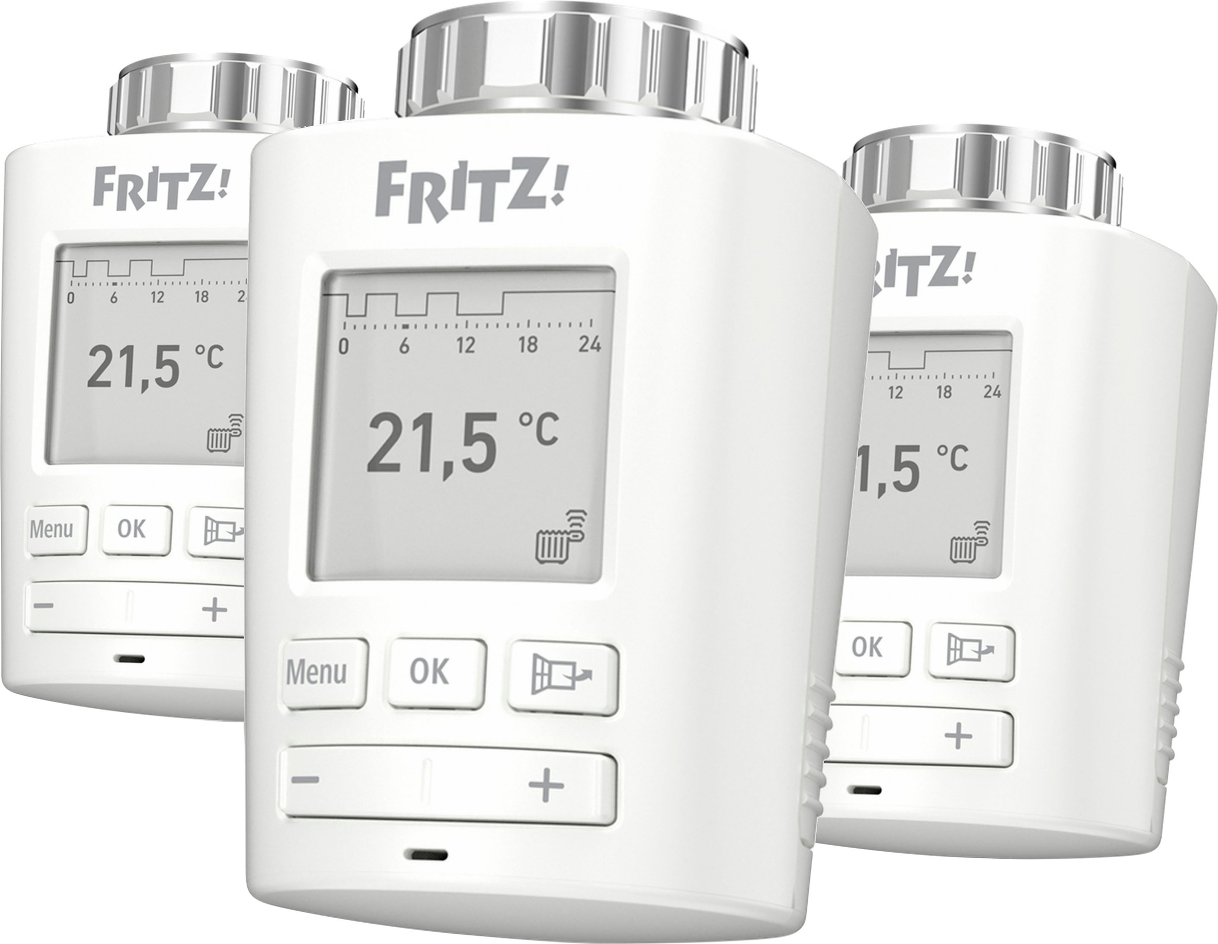 AVM Heizkörperthermostat »FRITZ!DECT 301 Heizkörperregler (3er Set)«