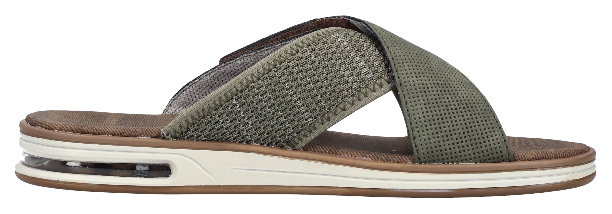 Rieker Pantolette  , Sommerschuh, Strandschuh, Schlappen, Hausschuh mit Klettverschluss