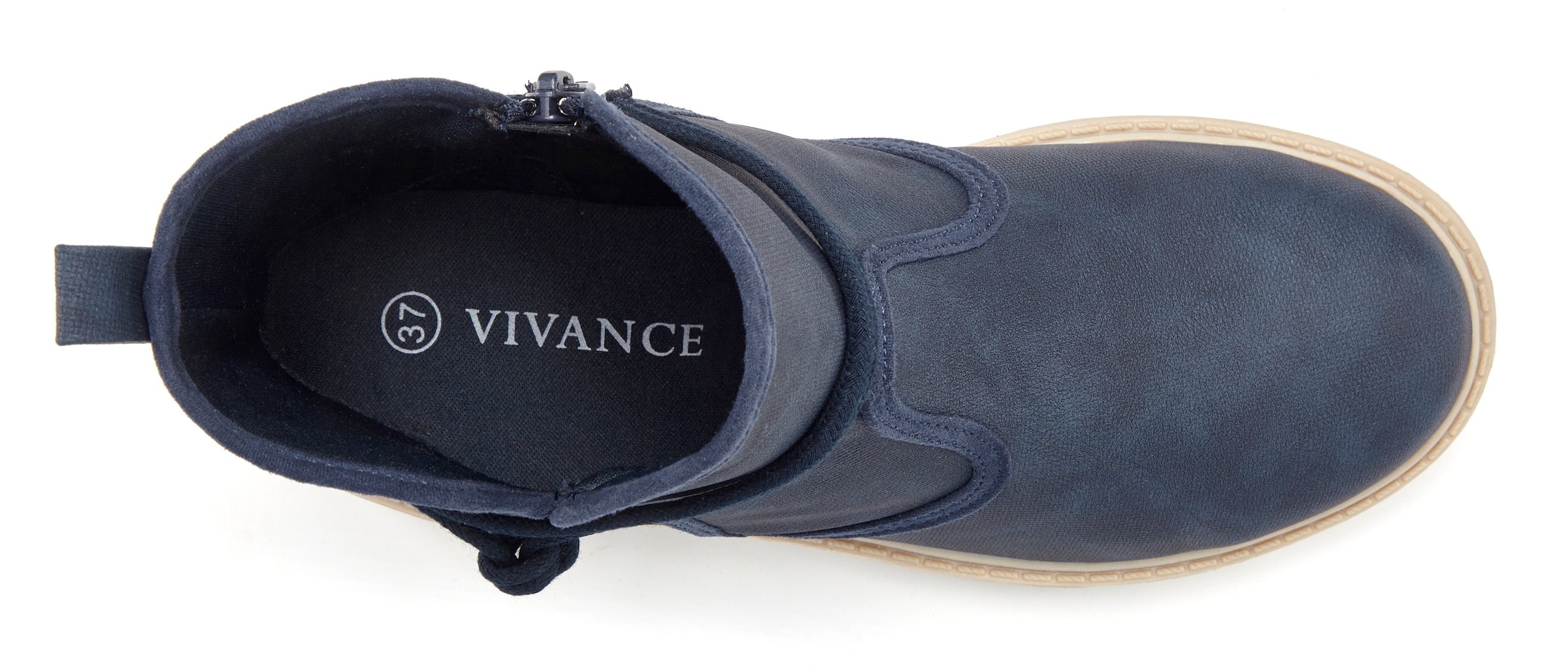 Vivance Stiefelette »Boots, Stiefel«  mit raffinierten Bindebändern VEGAN