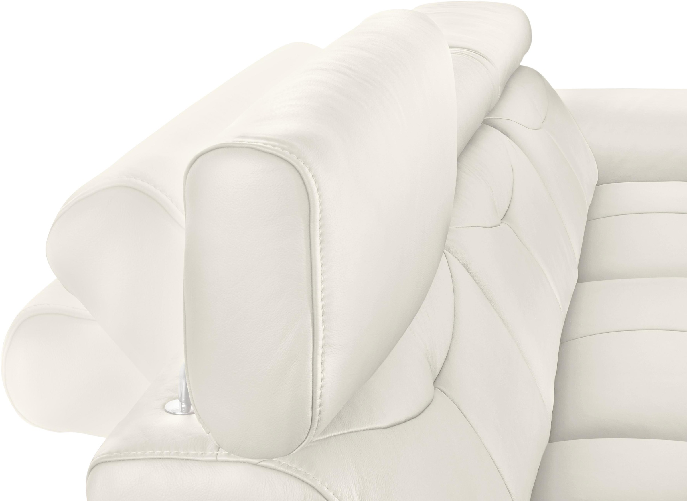 exxpo - sofa fashion Ecksofa »Spring, super bequem, mit Armteil- und Kopfteilfunktion«, L-Form, wahlweise mit Bettfunktion und Bettkasten