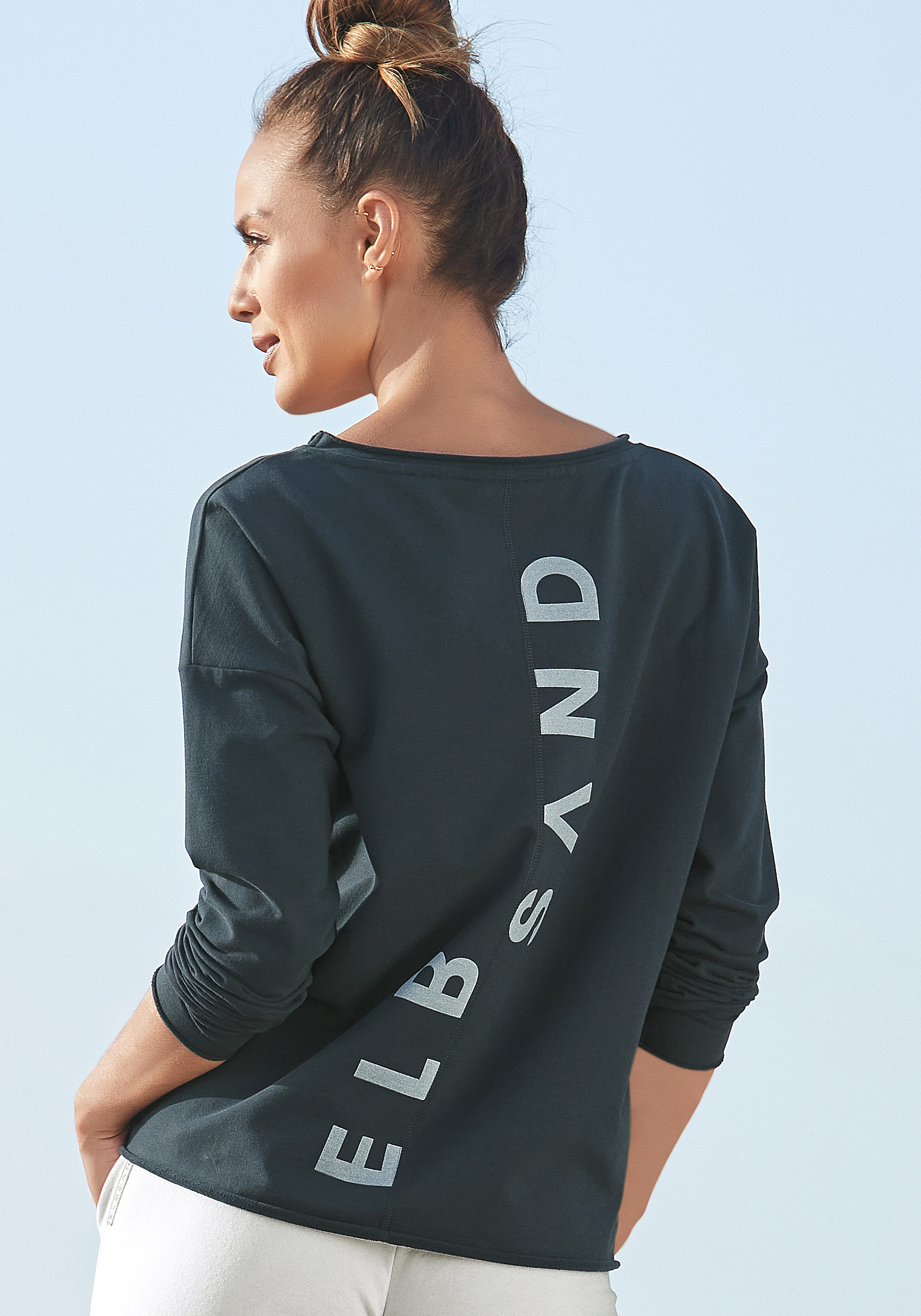 Sweatshirt »Raina«, mit Logoprint am Rücken