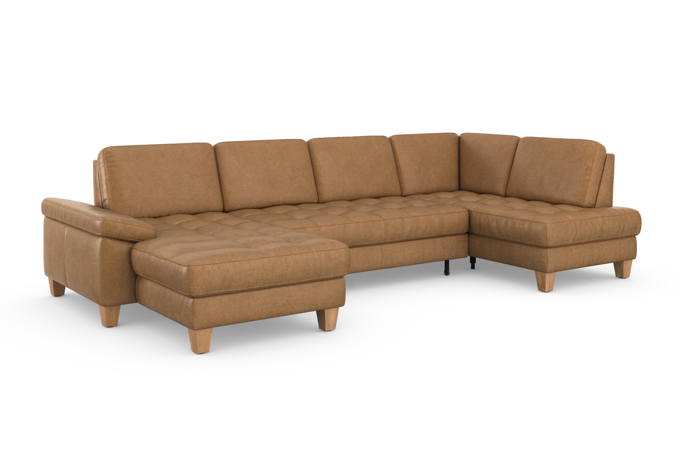 sit&more Wohnlandschaft »Westham U-Form«, wahlweise mit Bettfunktion, Bettkasten, Sitztiefenverstellung