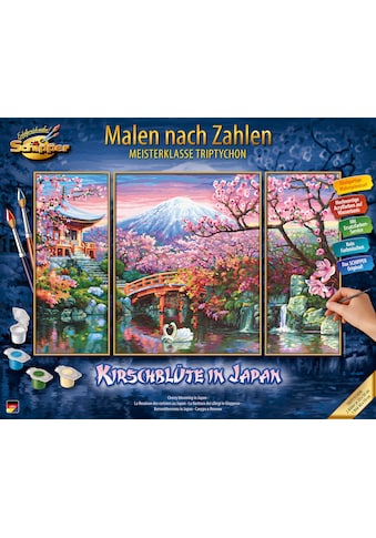 Schipper Malen nach Zahlen »Meisterklasse Triptychon - Kirschblüte in Japan«, Made in... kaufen