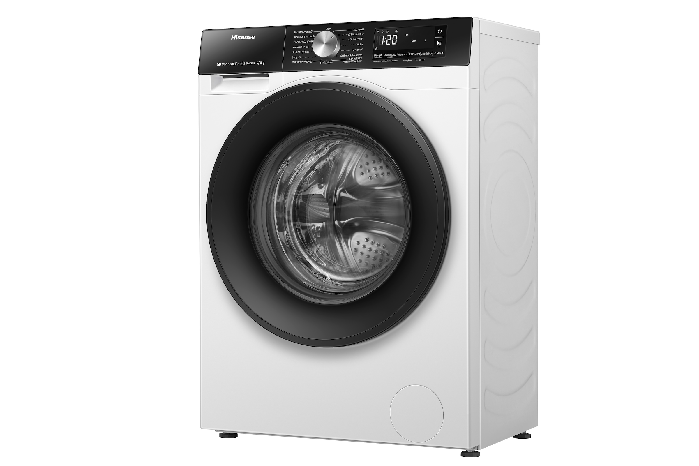 Hisense Waschtrockner »WD3S9043BW3« 3s Serie 9 kg /6 kg 72 dB(A) Waschen & Trocknen in 60 min.