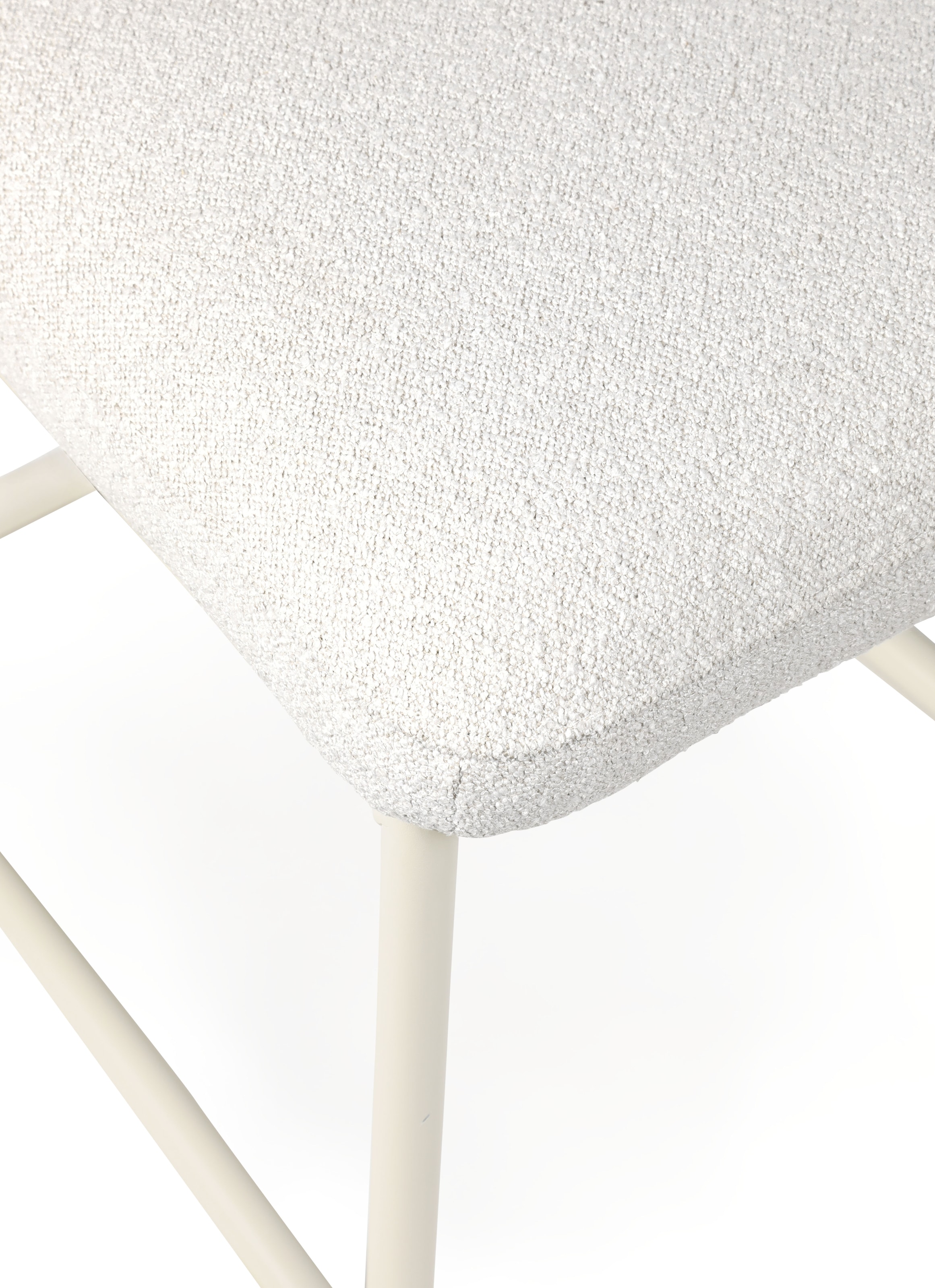 TOM TAILOR HOME Freischwinger »PEBBLE CHAIR«, (Set), 2 St., Webstoff Bouclé, Esszimmerstuhl, Freischwinger, 140 kg belastbar, Rundrohrgestell
