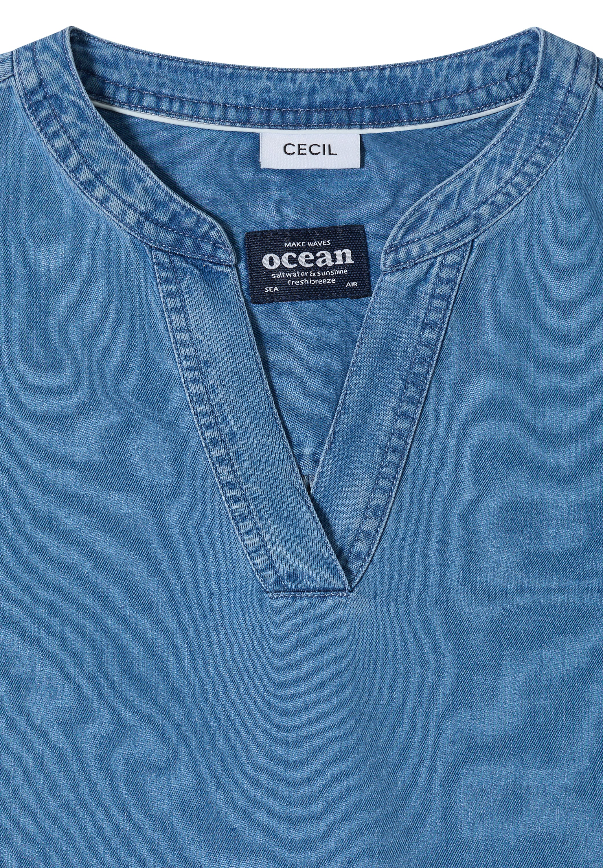 Cecil Klassische Bluse mit elastischem Bündchen