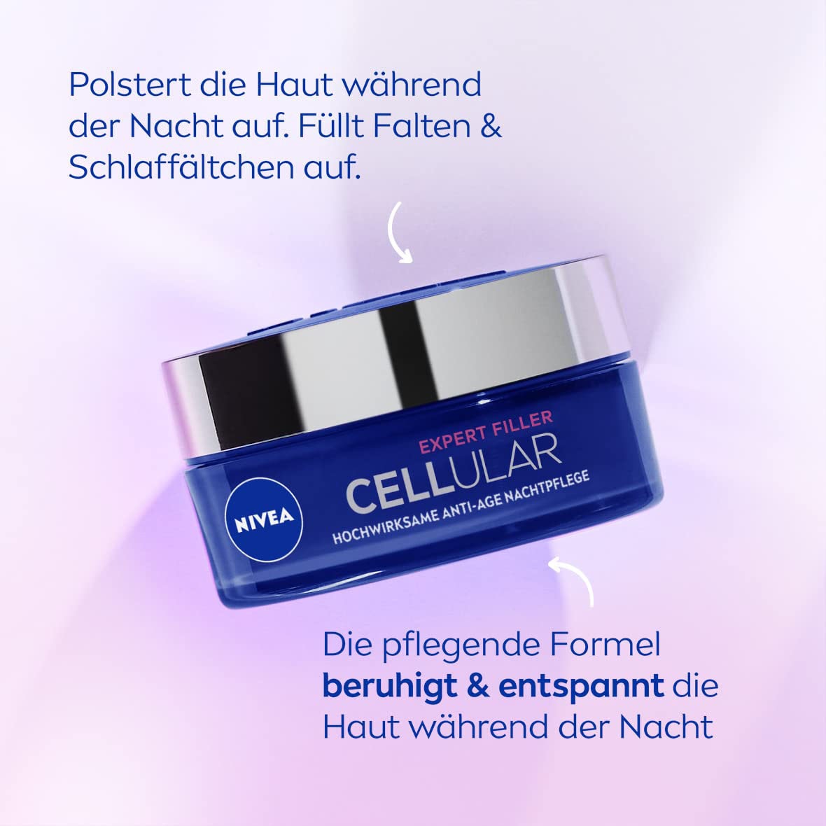 Nivea Nachtcreme »CELLULAR Expert Filler Nachtpflege«