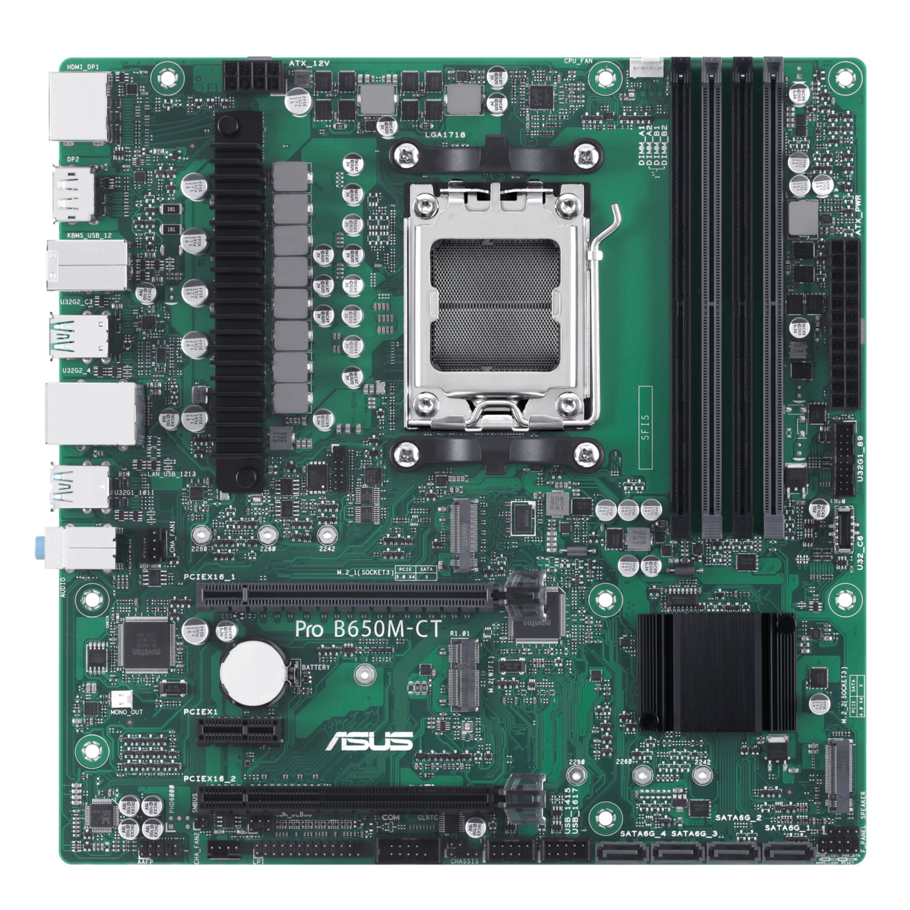 Asus Mainboard »PRO B650M-CT-CSM«