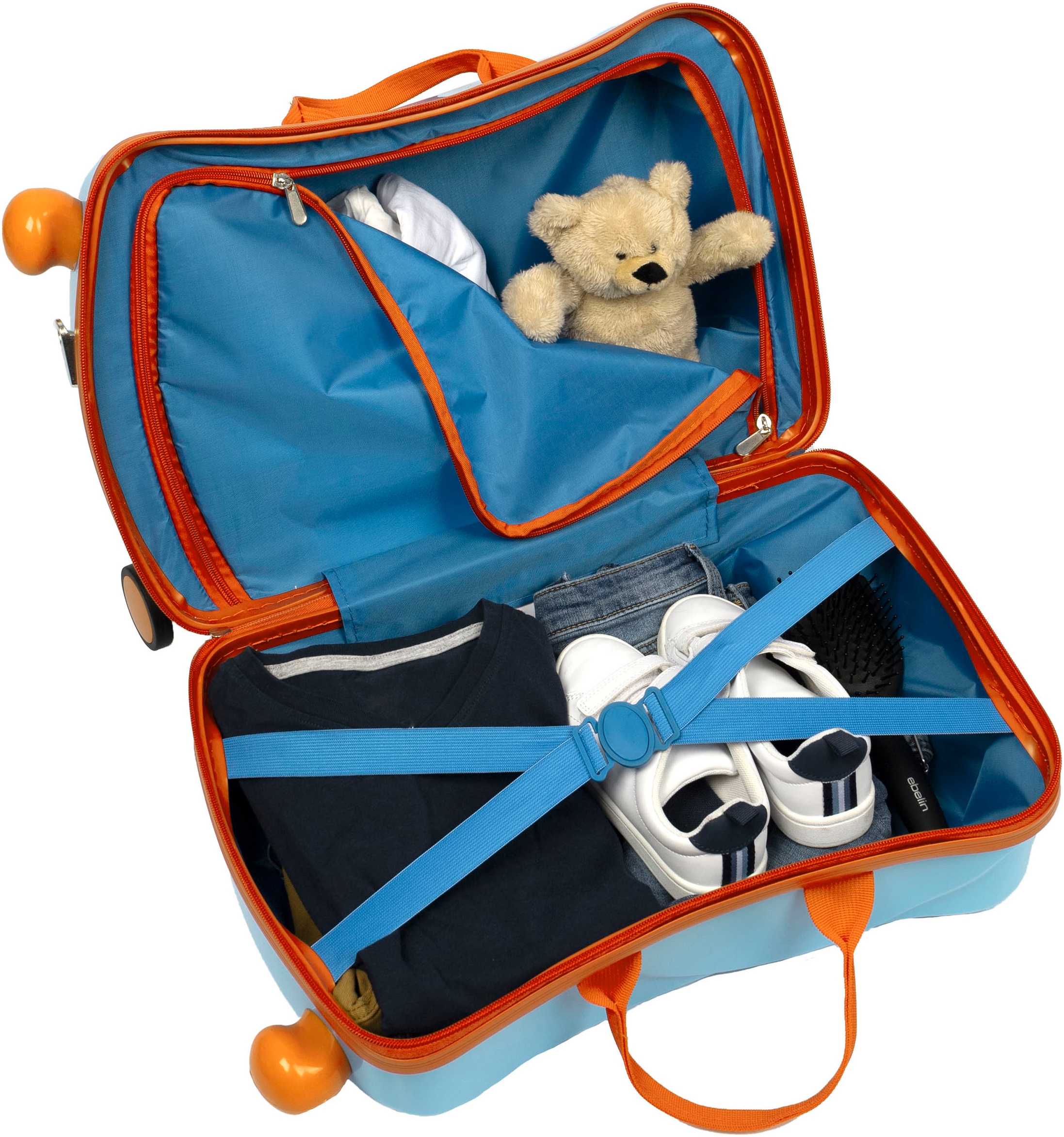 UNDERCOVER Kinderkoffer »Ride-on Trolley, Paw Patrol«, 4 St. Rollen, zum sitzen und ziehen