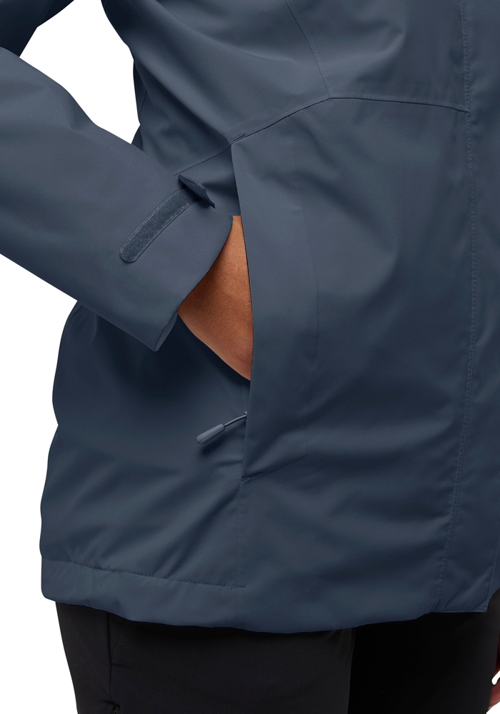 Jack Wolfskin 3-in-1-Funktionsjacke »ROTWAND 3IN1 JKT W«, mit Kapuze