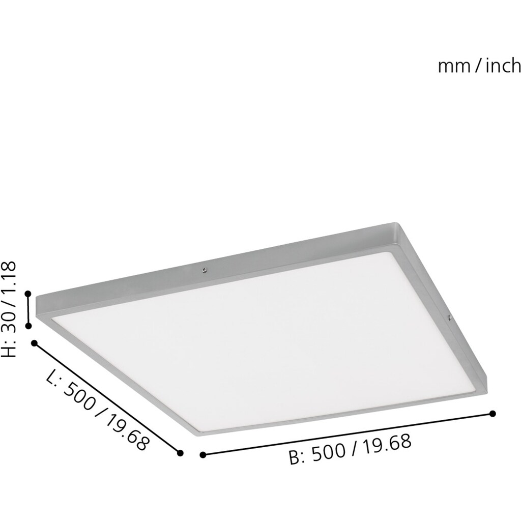 EGLO LED Panel »FUEVA 1«, 1 flammig-flammig
