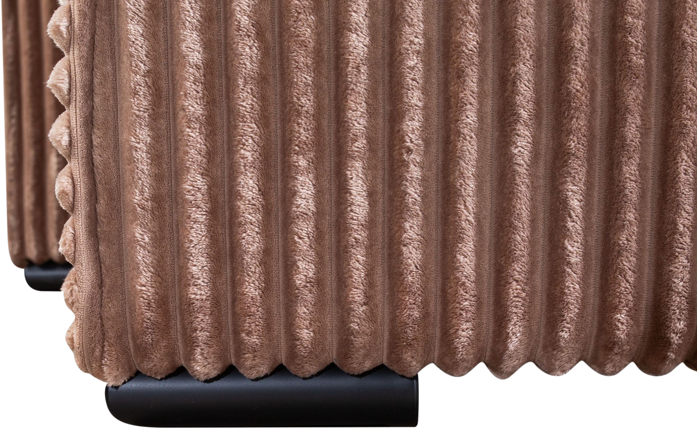 COLLECTION AB Wohnlandschaft »Manhattan U-Form, B: 313 cm, in Breit- oder Normalcord« Schlaffunktion, Bettkasten & Zierkissen, Federkern