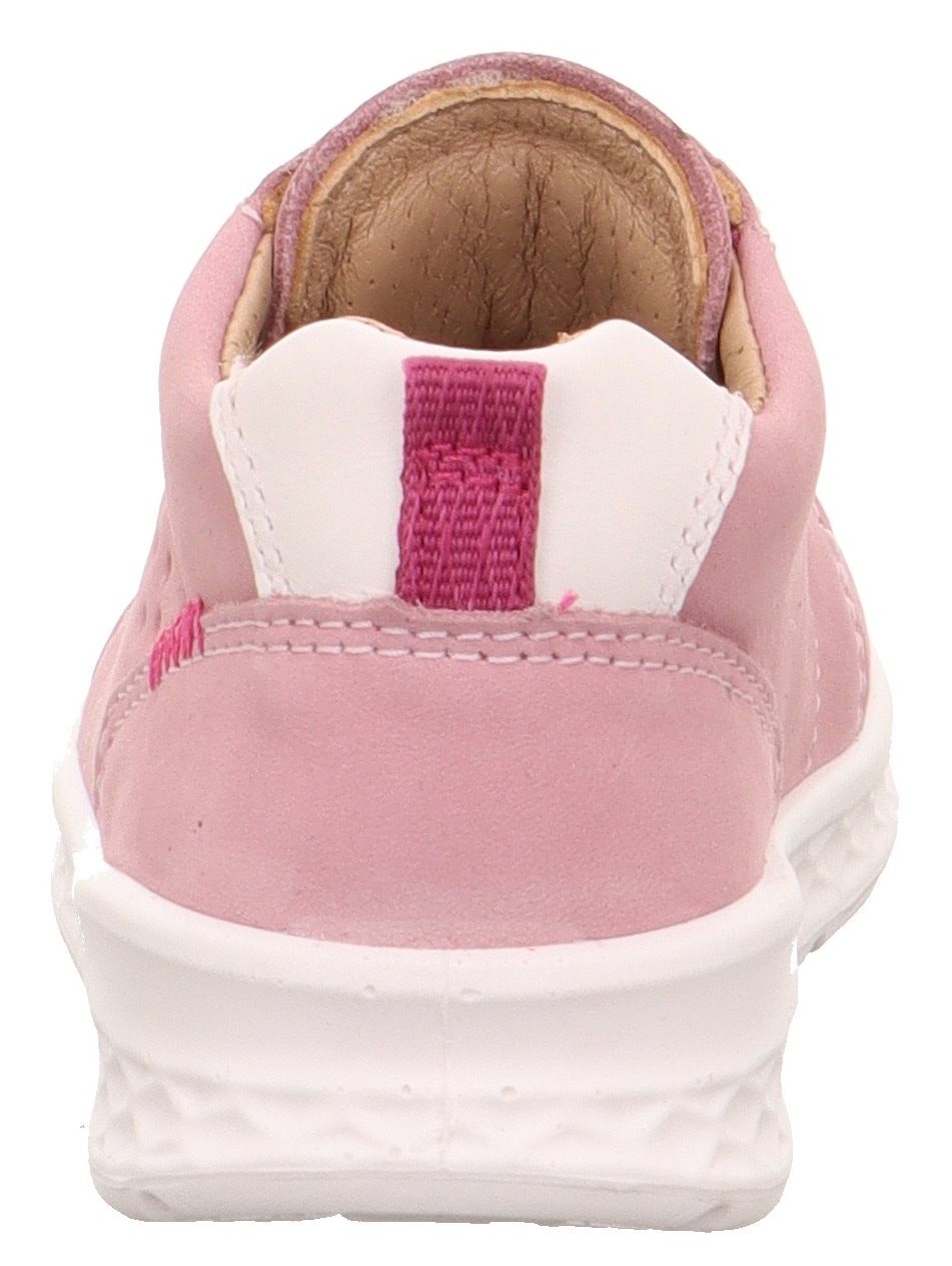 Superfit Lauflernschuh »BREEZE WMS: Mittel«, Sneaker, Schnürschuh, Babyschuh mit weichem Lederfutter