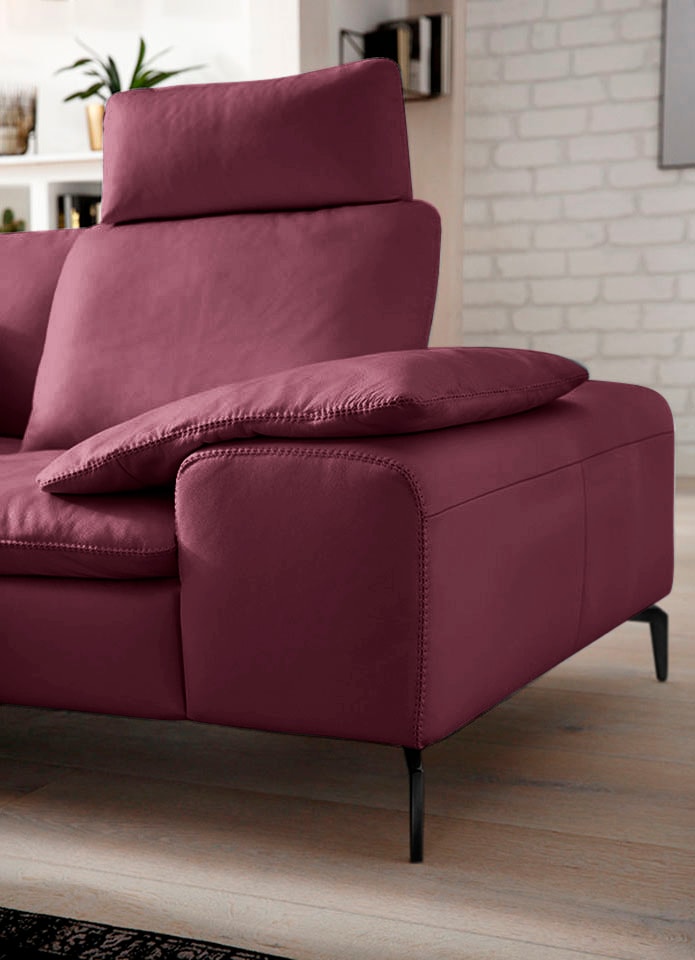 W.SCHILLIG Ecksofa »valentinoo, Designsofa, elegant und bequem, L-Form«, (Set), mit Sitztiefenverstellung, Breite 318 cm