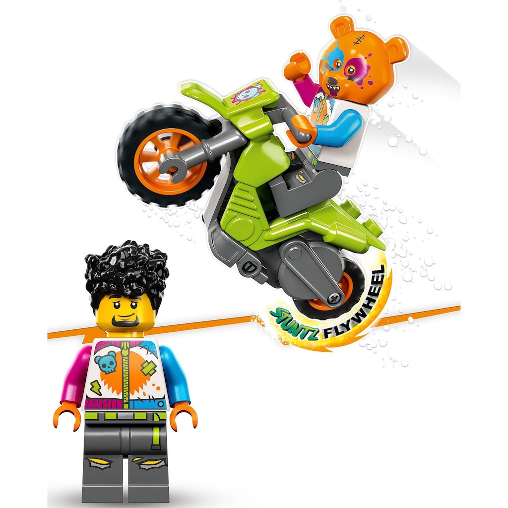 LEGO® Konstruktionsspielsteine »Bären-Stuntbike (60356), LEGO® City«, (10 St.)