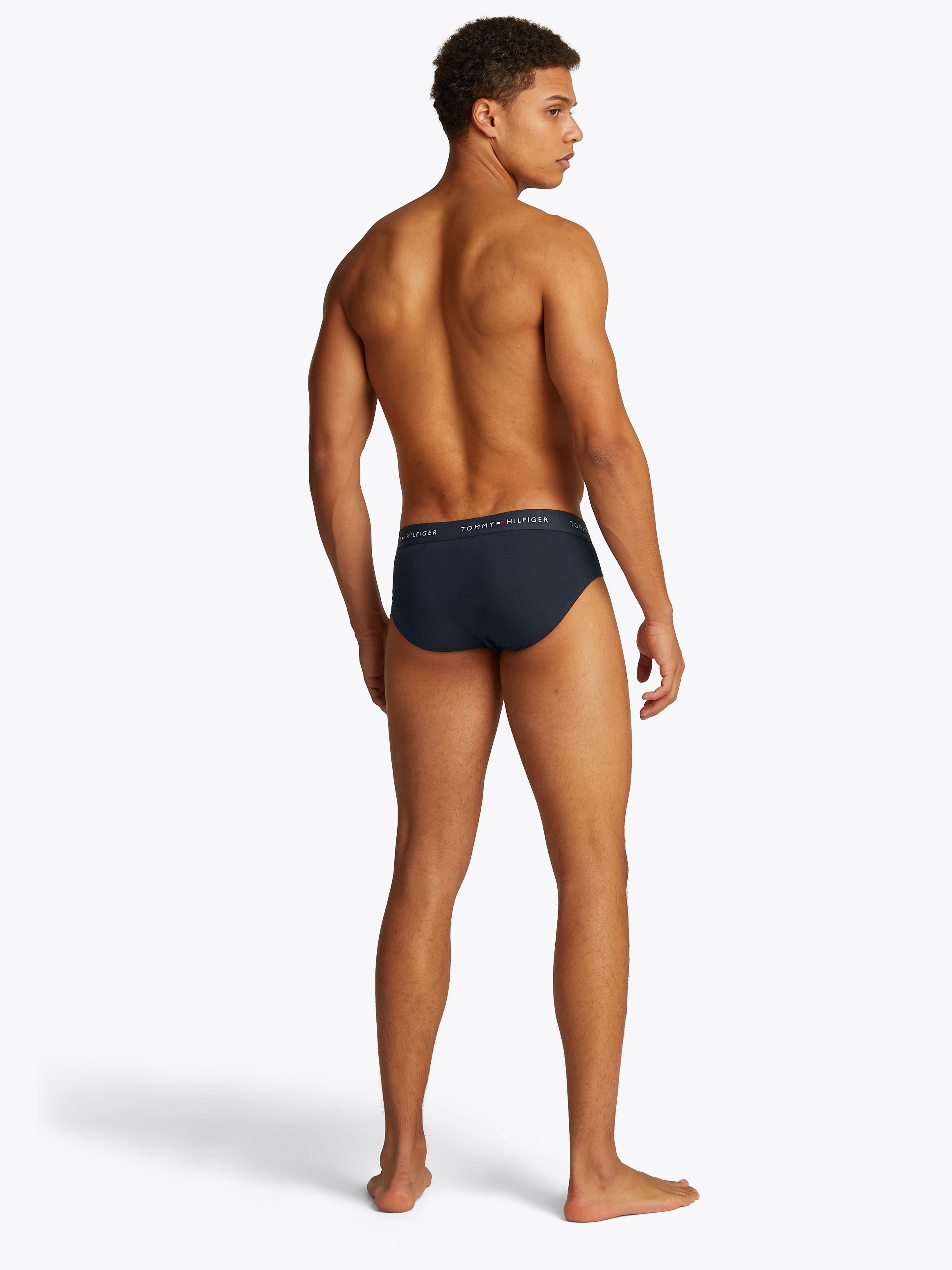 Tommy Hilfiger Underwear Slip »3P BRIEF DTM«, (Packung, 3 St., 3er), mit Logo-Elastikbund