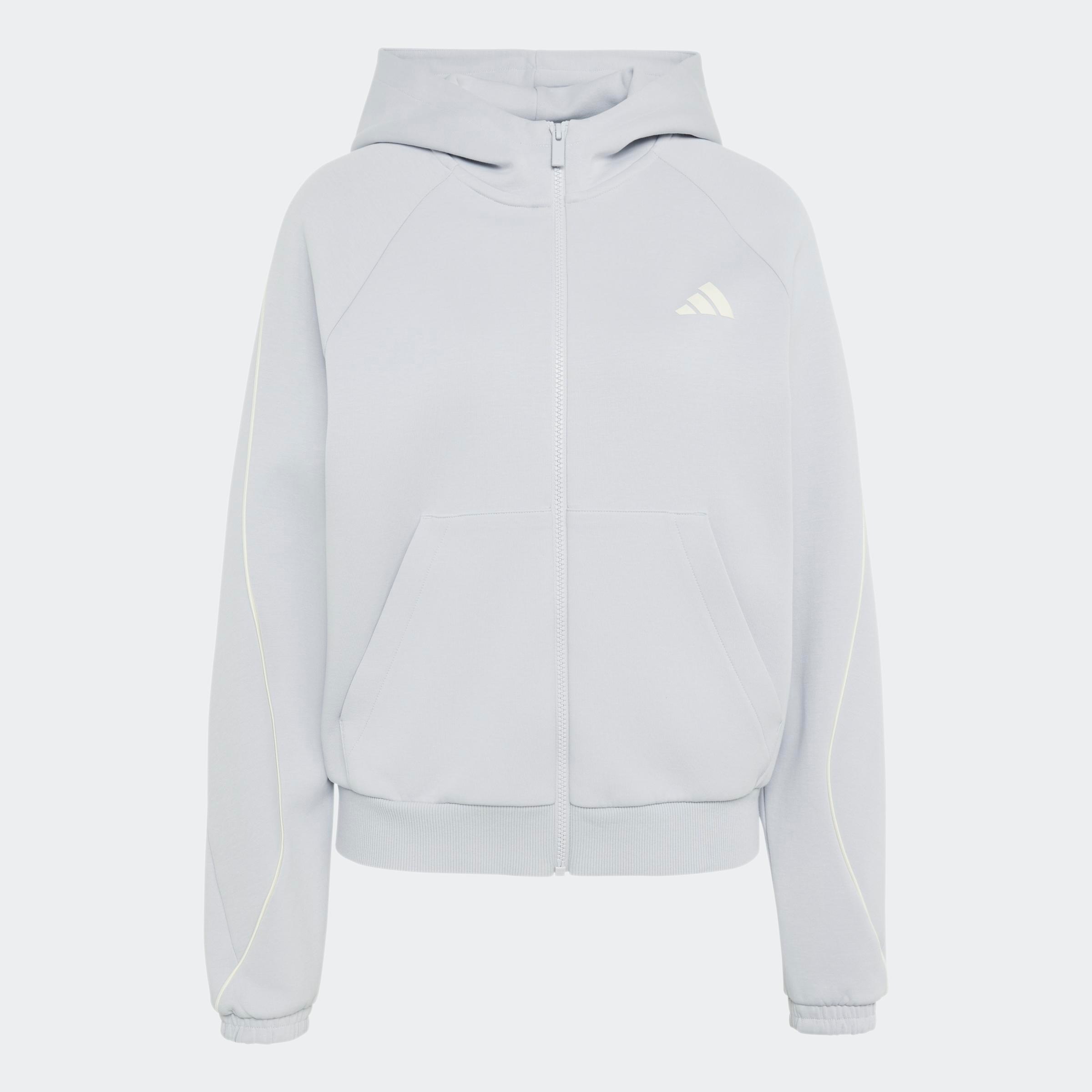 adidas Sportswear Kapuzensweatshirt »STADIUM SMALL LOGO FULL ZIP HOODIE«, mit Reißverschluss, in normaler Länge, sportlicher Stil
