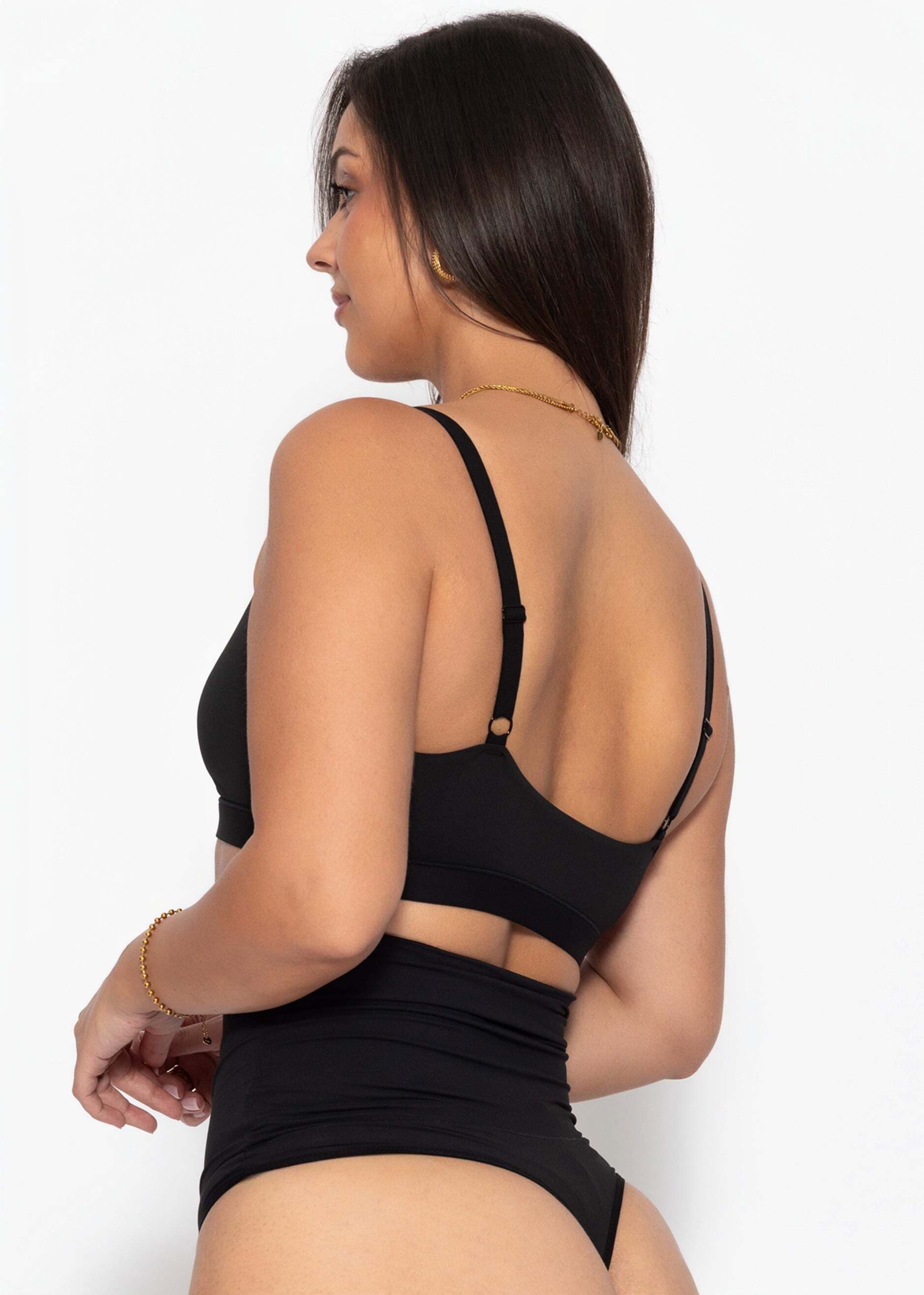 SASSYCLASSY Bralette-BH »Shaping BH« Elastischer BH mit hohem Tragekomfort und verstellbaren Trägern