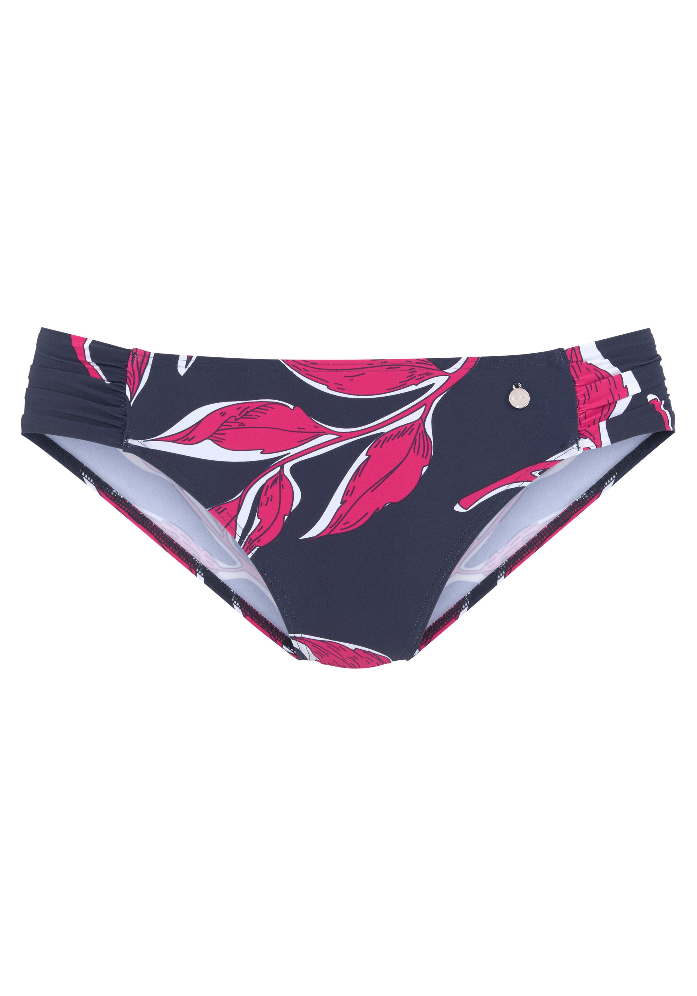 LASCANA Bikini-Hose »Cataleya«, mit gerafften Einsätzen
