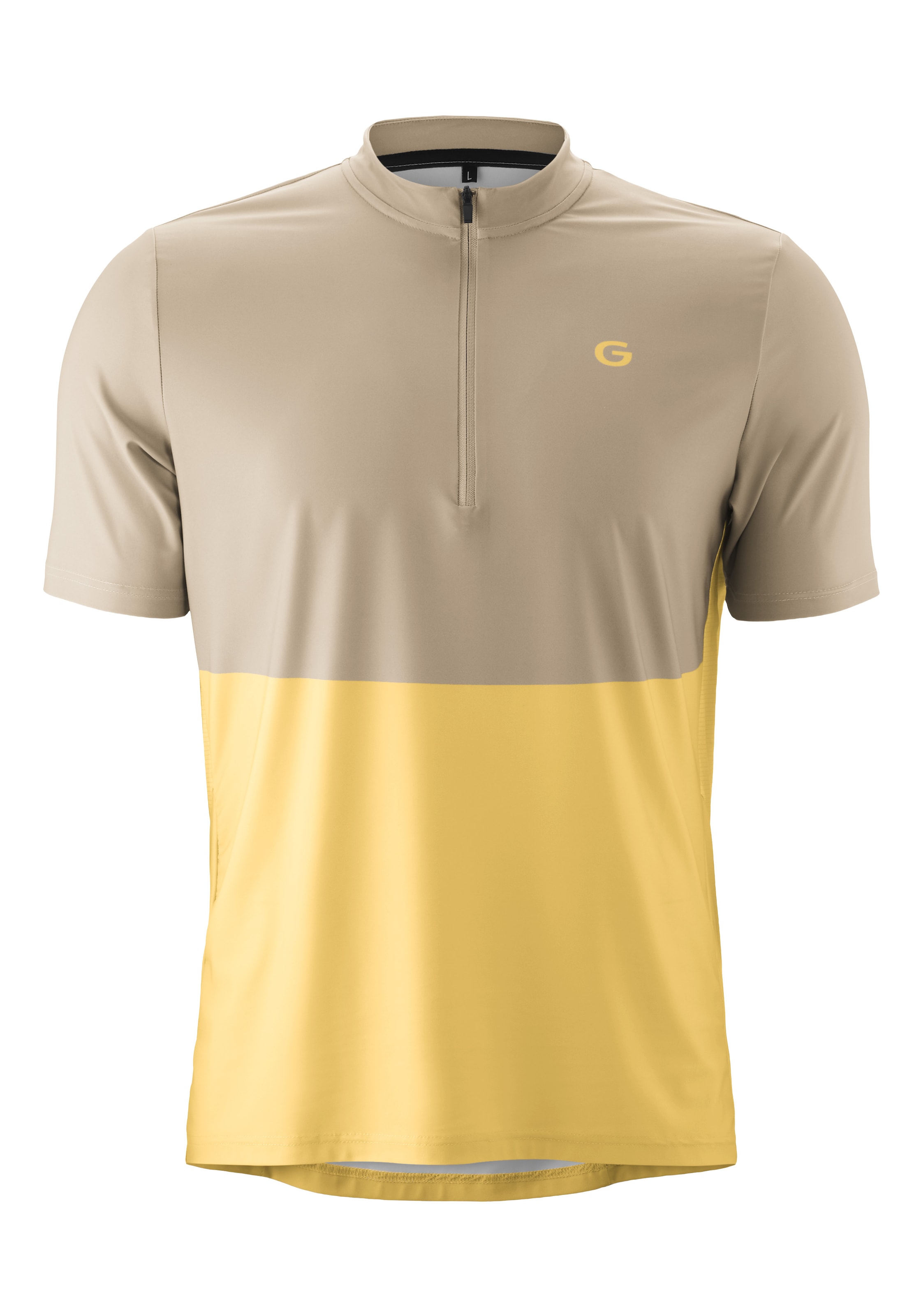 Gonso Radtrikot »Adventure Jersey Halfzip M« Herren Fahrradtrikot, modernes Half-Zip Trikot mit Rückentasche