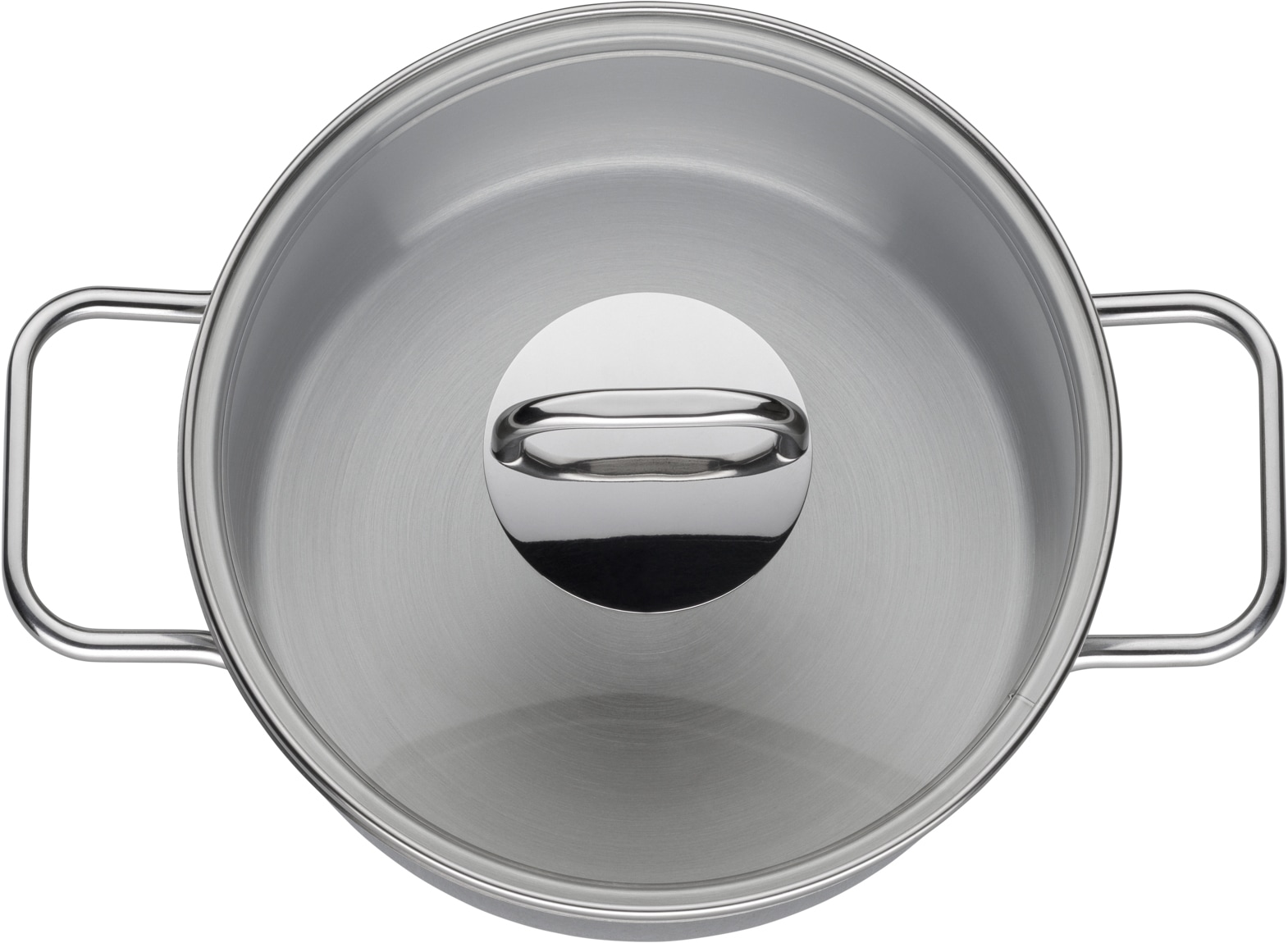 WMF Topf-Set »Inspiration Induktion, Kochtopf Set mit Glasdeckel« Set, Bratentopf Ø 20cm, 3x Fleischtopf Ø 16/20/24cm, Stielkasserolle Ø 16cm, 9 Stk. tlg. Cromargan® Edelstahl Rostfrei 18/10