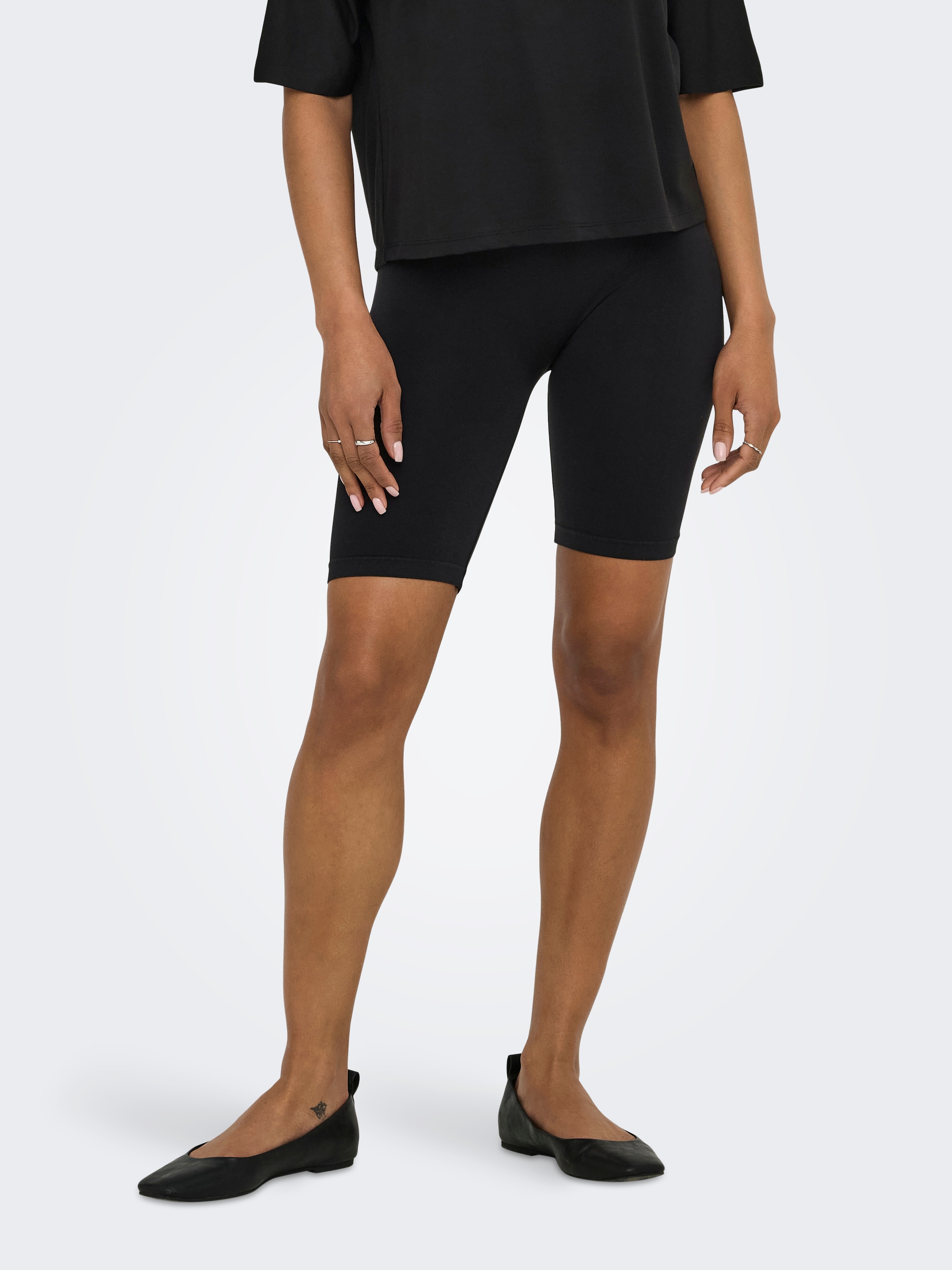 ONLY Radlerhose »ONLVICKY SEAMLESS MIDI SHORTS 2-PACK ACC«, (Packung, 2er-Pack)