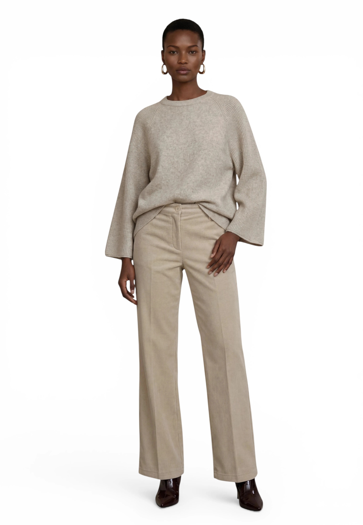 Zero Relaxhose »Casual-Hose mit Bügelfalte«