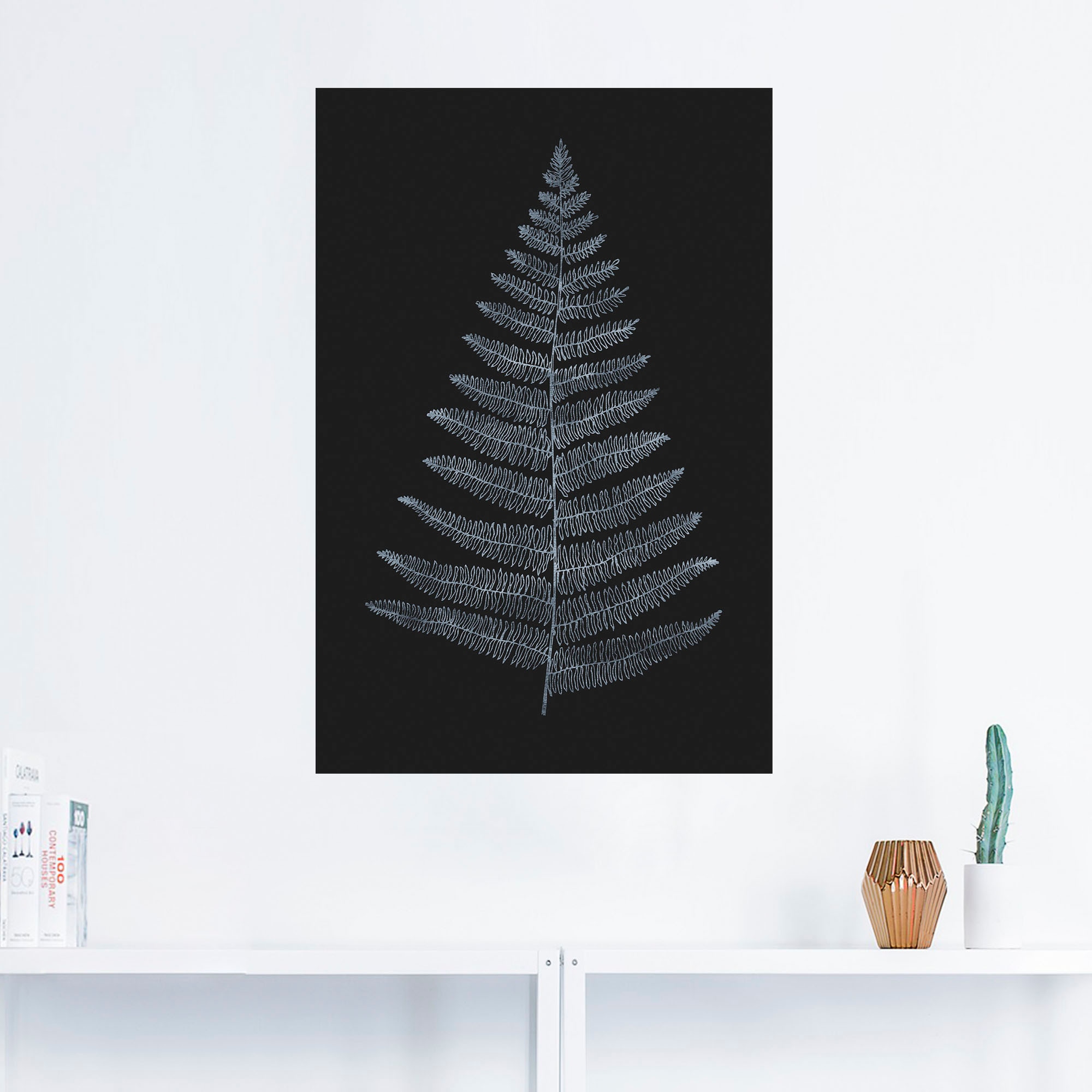 Artland Wandfolie »Botanica Minimalistica«, Blätterbilder, (1 St.), selbstklebend