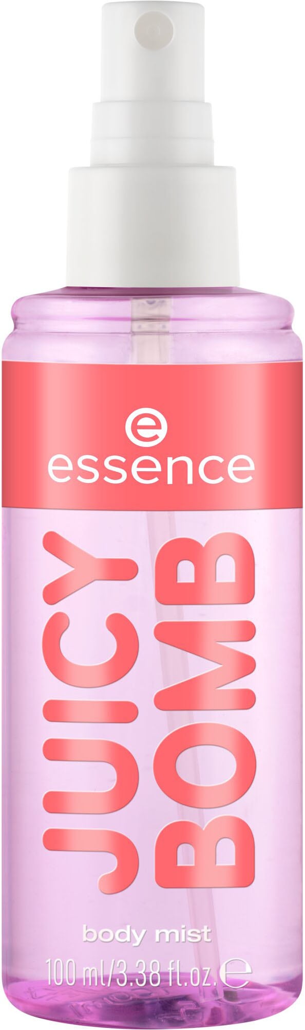 Essence Körperspray »JUICY BOMB PARTY body mist 03« Reisefreundliches Flakon, hält den ganzen Tag, riecht fruchtig-frisch.