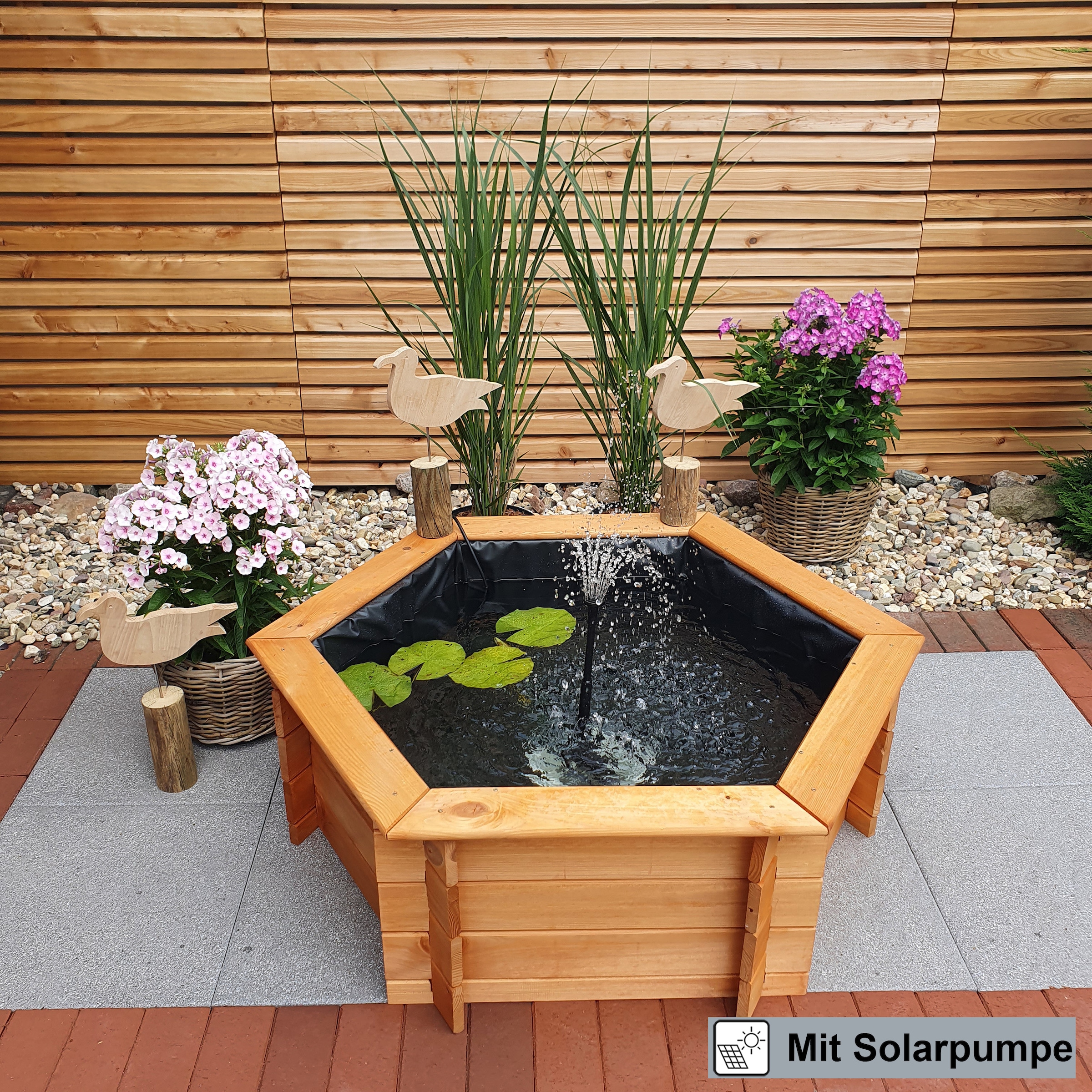 promadino Hochteich, (Set), inkl. Solarpumpe