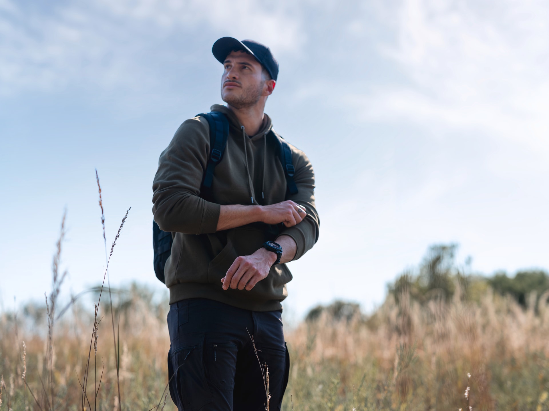 Garmin Smartwatch »Instinct 3 - 45 mm, Solar Tactical Edition« (3 cm / 1,2 ″)