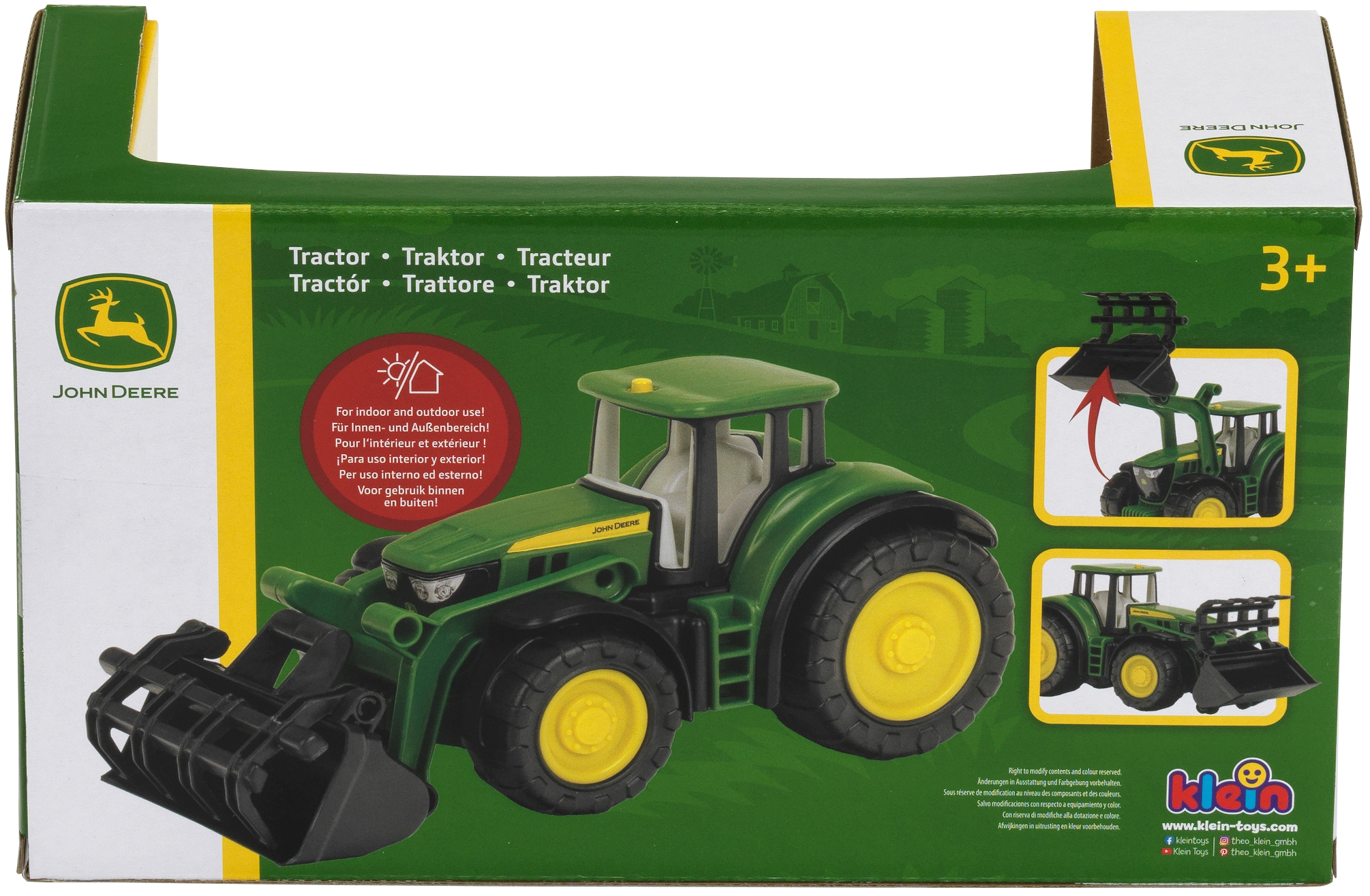 Klein Spielzeug-Traktor »John Deere 1:24«