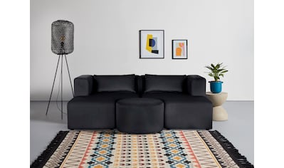 Sofa »Alexane«, zusammengesetzt aus Modulen, in vielen Bezugsqualitäten und Farben.