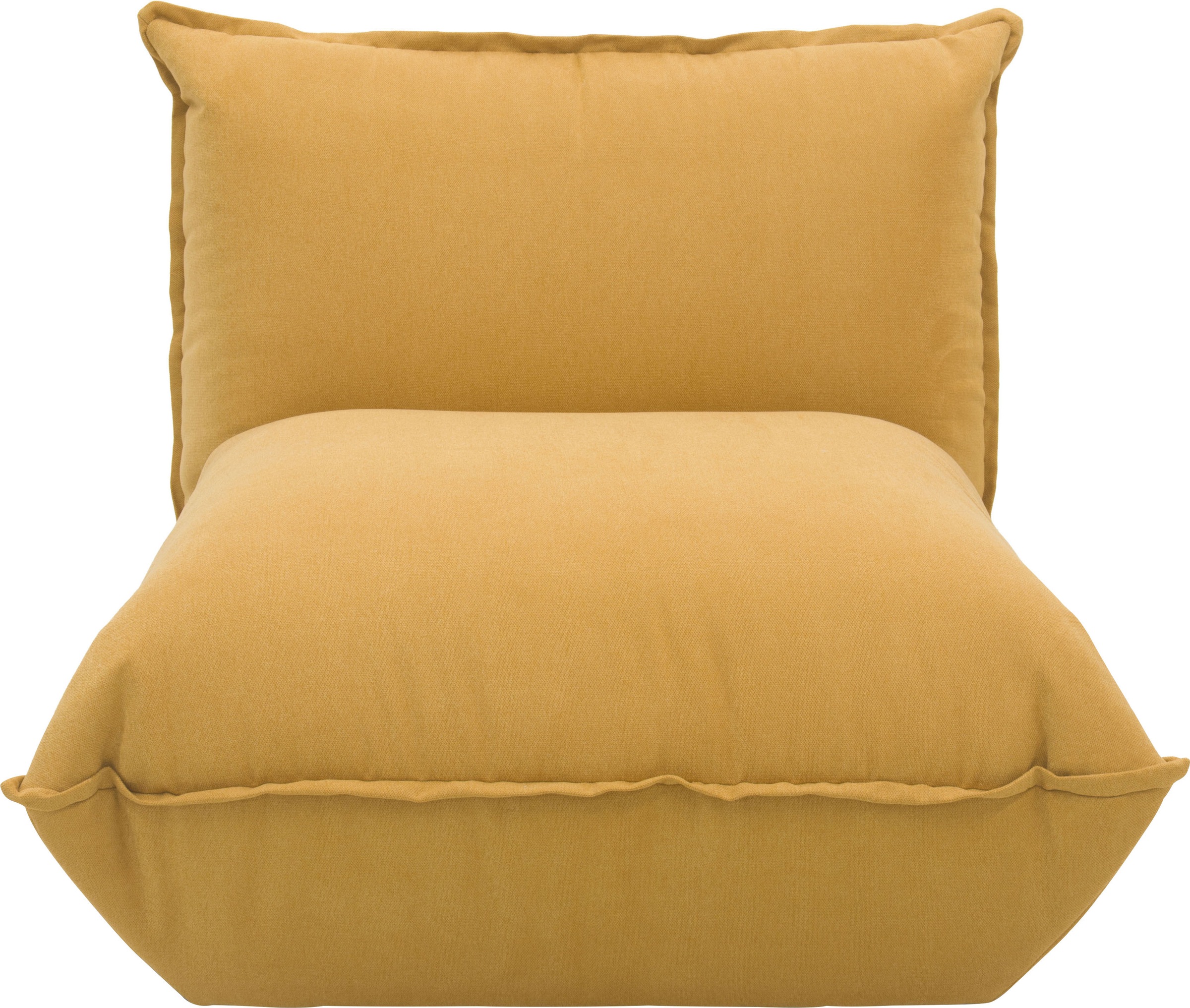 DOMO collection Sessel »Nantes Loungesessel, Wohlfühlsessel«, hochwertig gepolstert mit Federkern, Struktur weich, mango